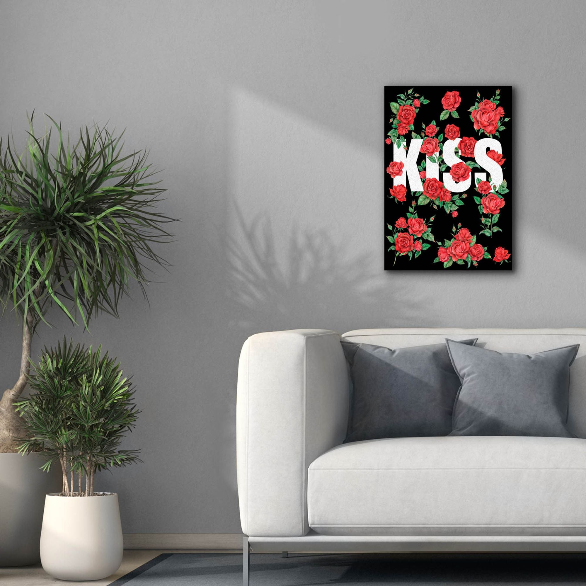 'Love Kiss I' by Regina Moore, Canvas Wall Art,18 x 26