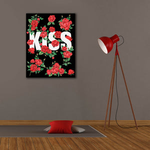 'Love Kiss I' by Regina Moore, Canvas Wall Art,26 x 34