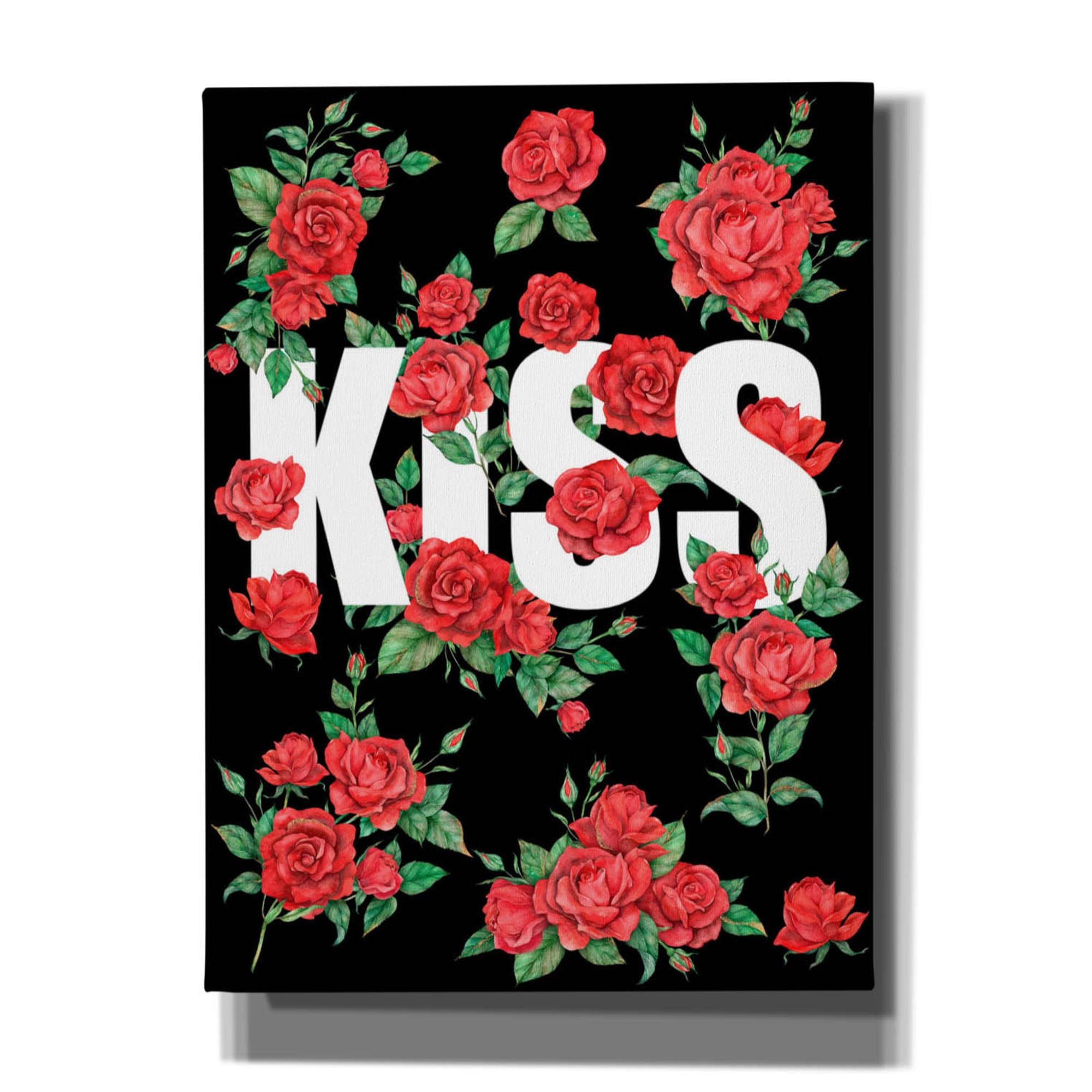 'Love Kiss I' by Regina Moore, Canvas Wall Art