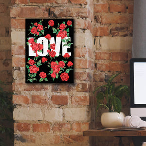 'Love Kiss II' by Regina Moore, Canvas Wall Art,12 x 16