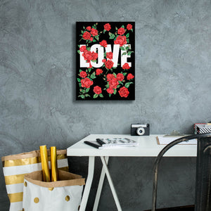 'Love Kiss II' by Regina Moore, Canvas Wall Art,12 x 16
