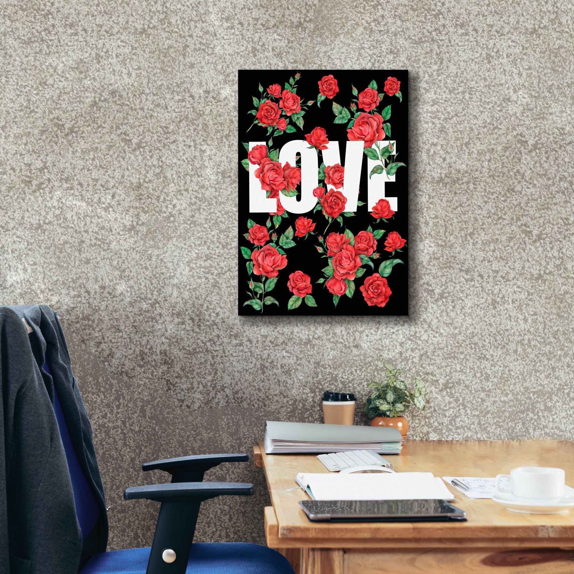 'Love Kiss II' by Regina Moore, Canvas Wall Art,18 x 26