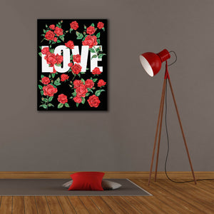 'Love Kiss II' by Regina Moore, Canvas Wall Art,26 x 34