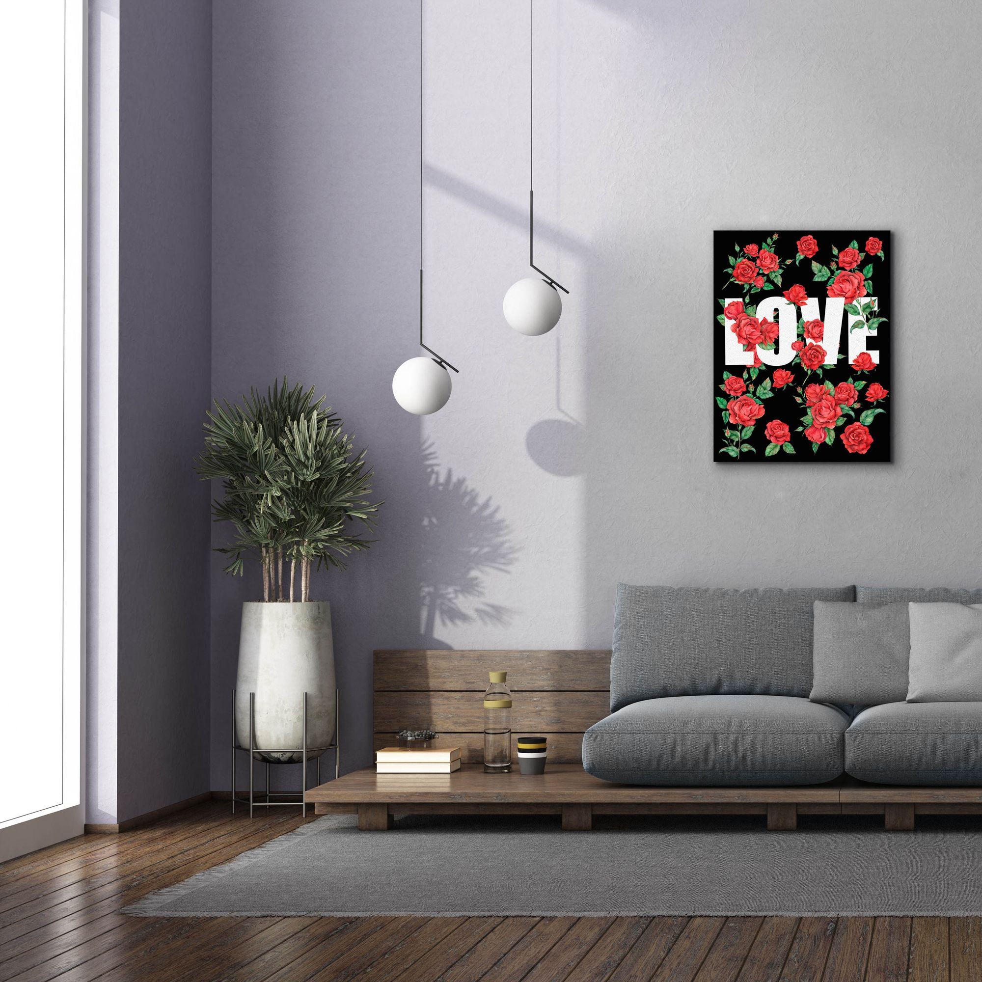 'Love Kiss II' by Regina Moore, Canvas Wall Art,26 x 34
