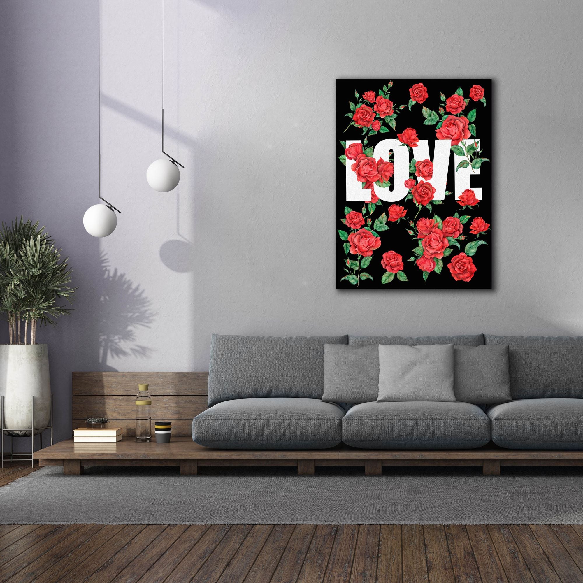 'Love Kiss II' by Regina Moore, Canvas Wall Art,40x54