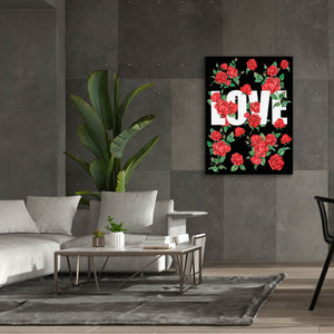 'Love Kiss II' by Regina Moore, Canvas Wall Art,40x54