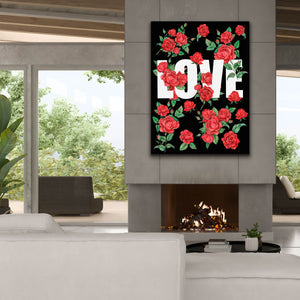 'Love Kiss II' by Regina Moore, Canvas Wall Art,40x54