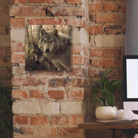 Image of 'Wood Land Companions' by Collin Bogle, Canvas Wall Art,12x12