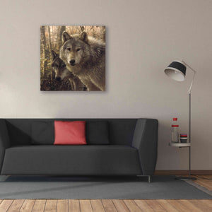'Wood Land Companions' by Collin Bogle, Canvas Wall Art,37x37