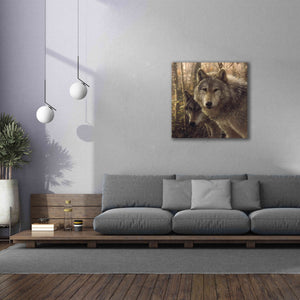 'Wood Land Companions' by Collin Bogle, Canvas Wall Art,37x37