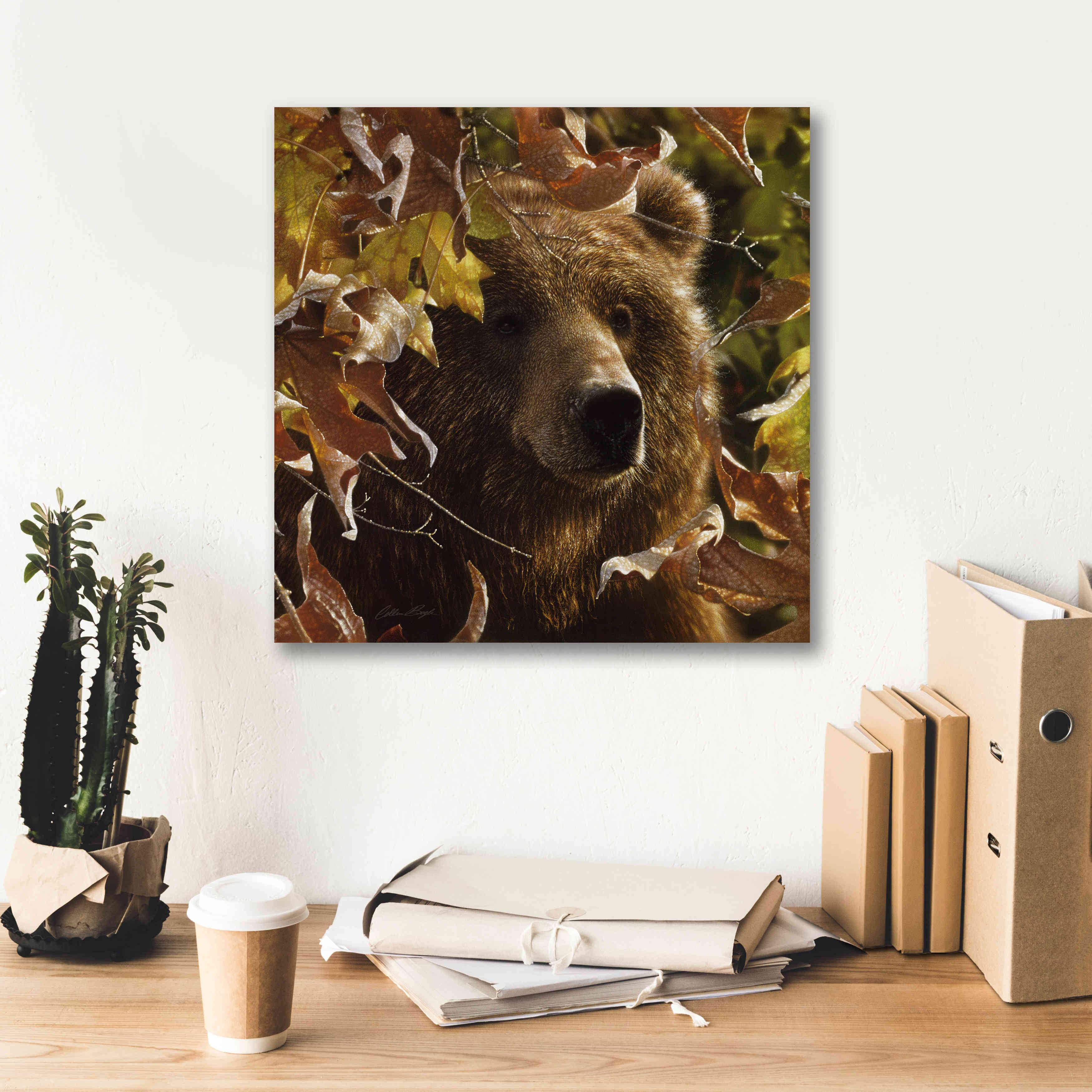 'Legend Of The Fall' by Collin Bogle, Canvas Wall Art,18x18