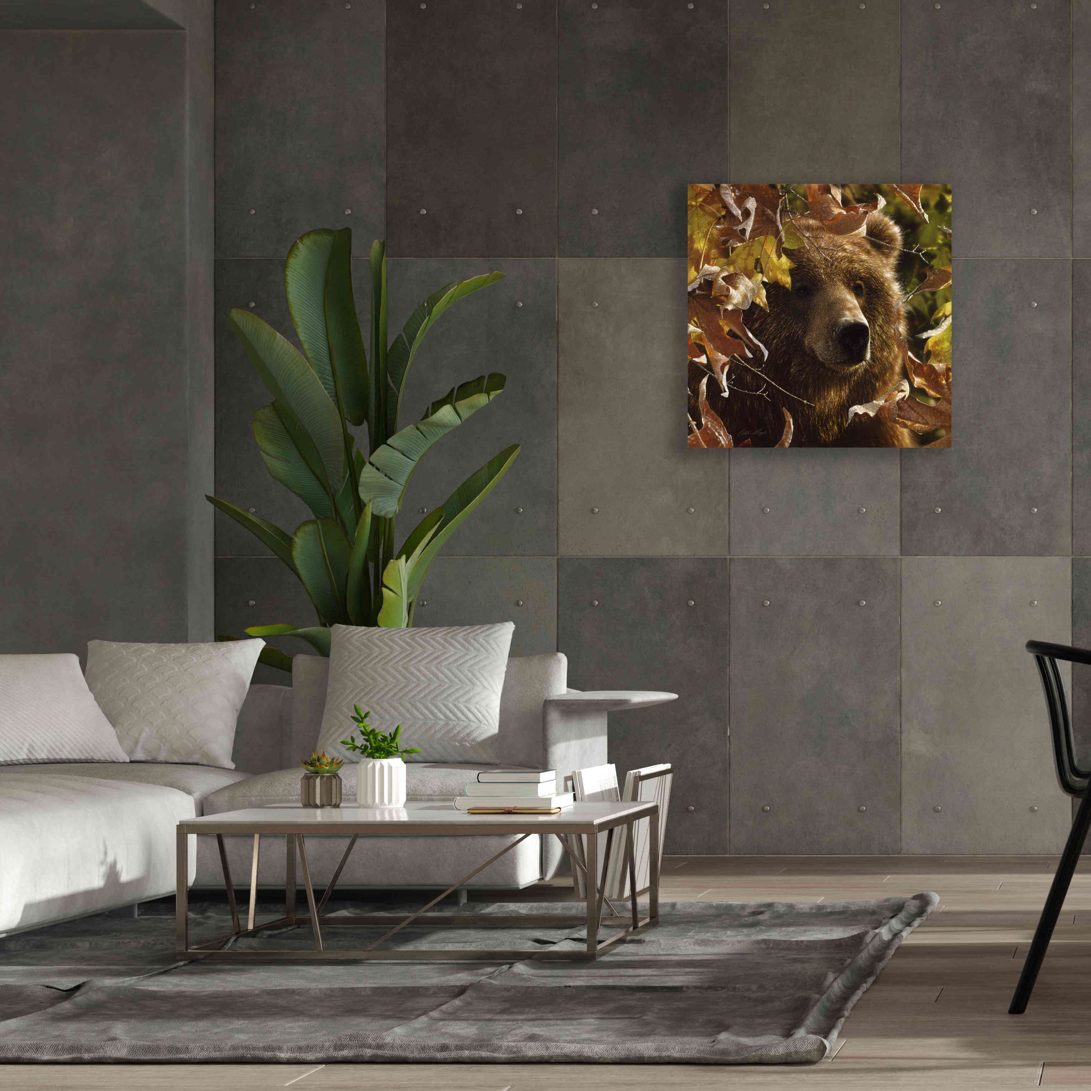 'Legend Of The Fall' by Collin Bogle, Canvas Wall Art,37x37