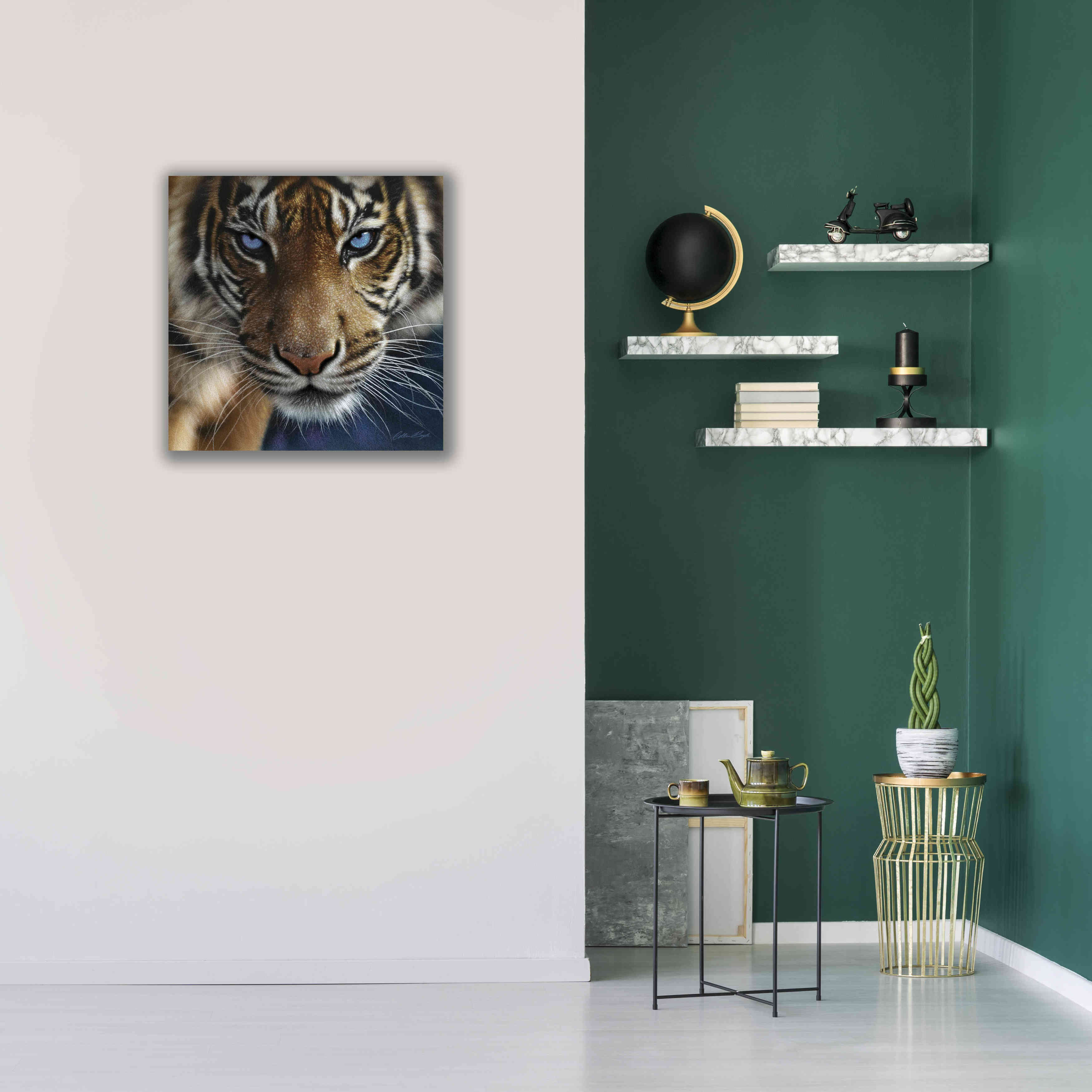 'Blue Eyes' by Collin Bogle, Canvas Wall Art,26x26