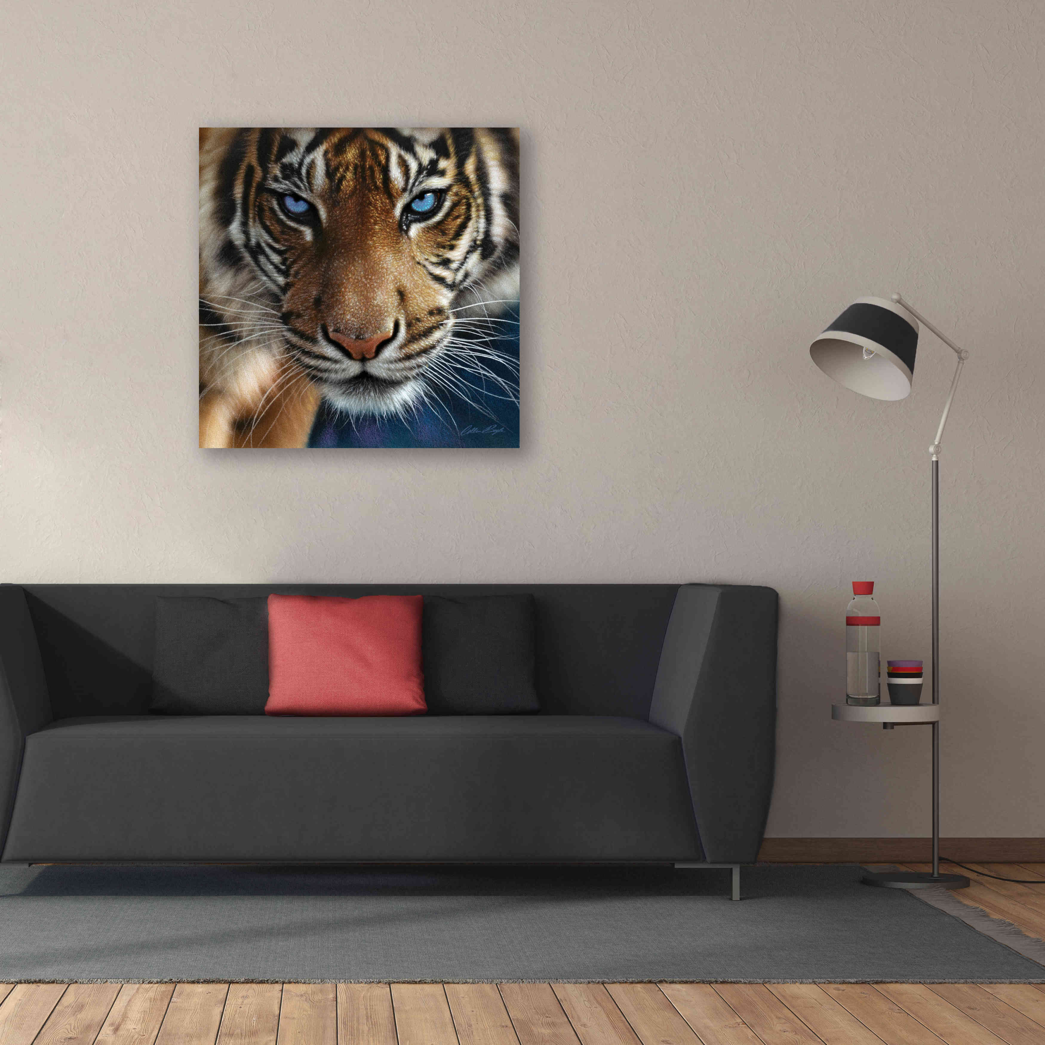 'Blue Eyes' by Collin Bogle, Canvas Wall Art,37x37