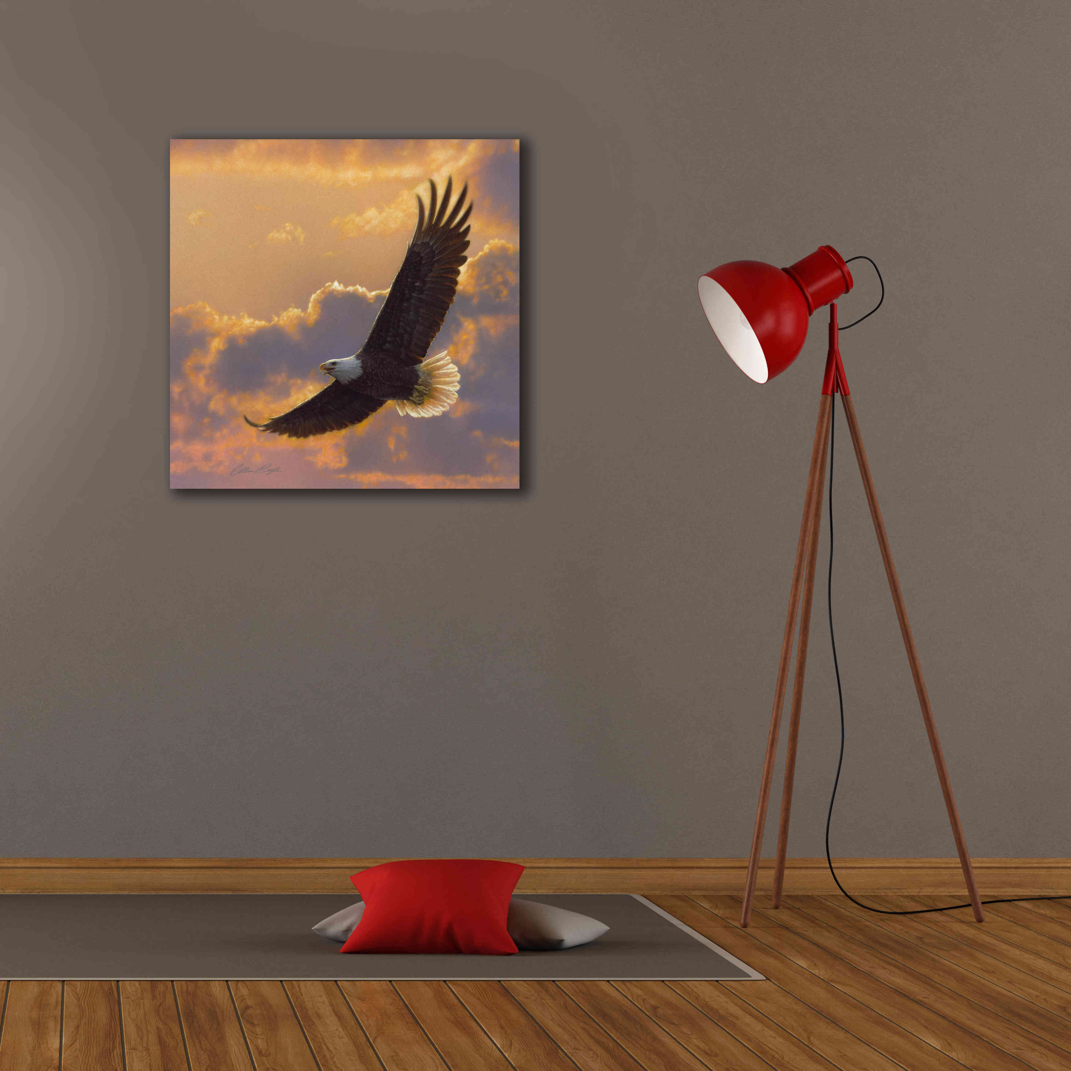 'Soaring Spirit' by Collin Bogle, Canvas Wall Art,26x26