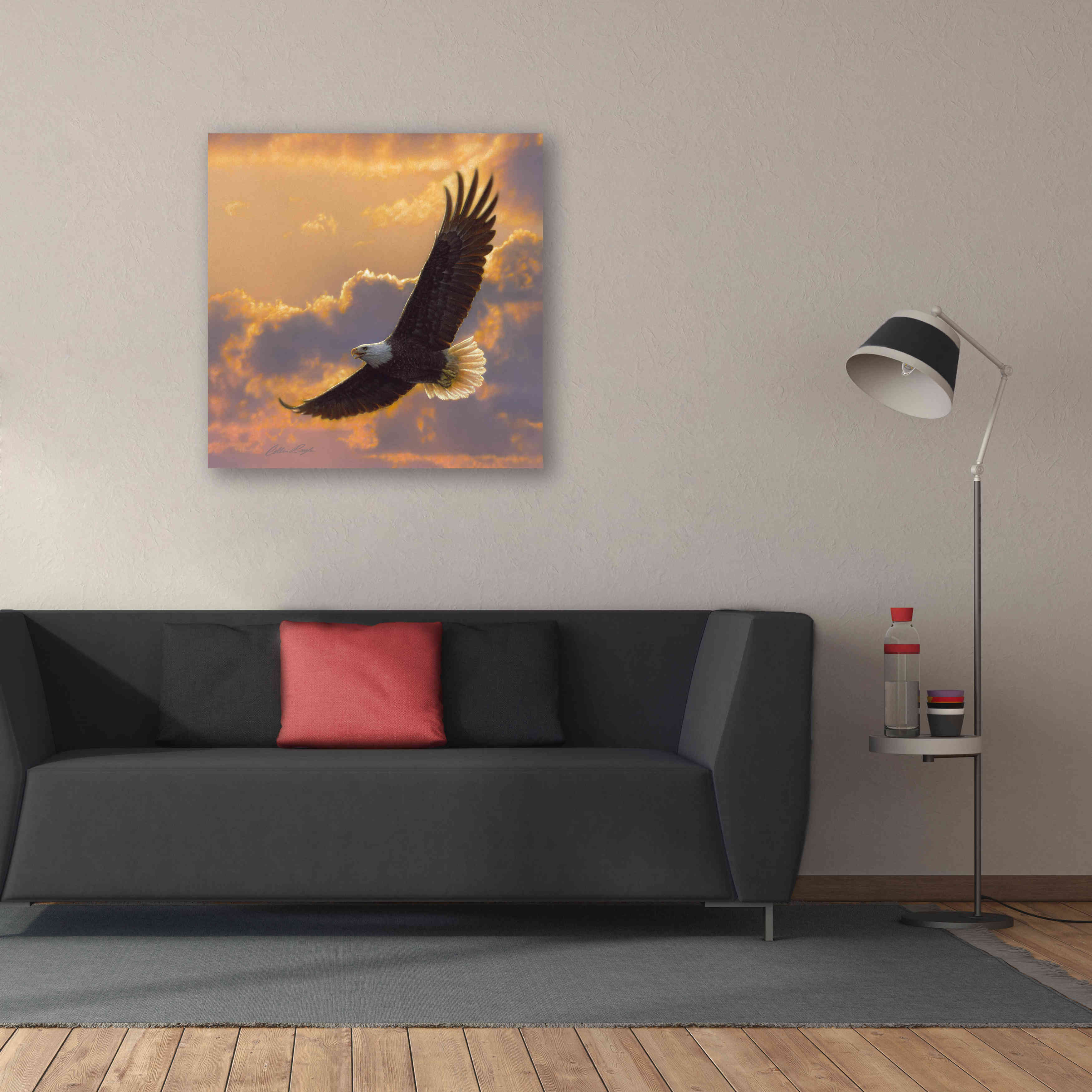 'Soaring Spirit' by Collin Bogle, Canvas Wall Art,37x37