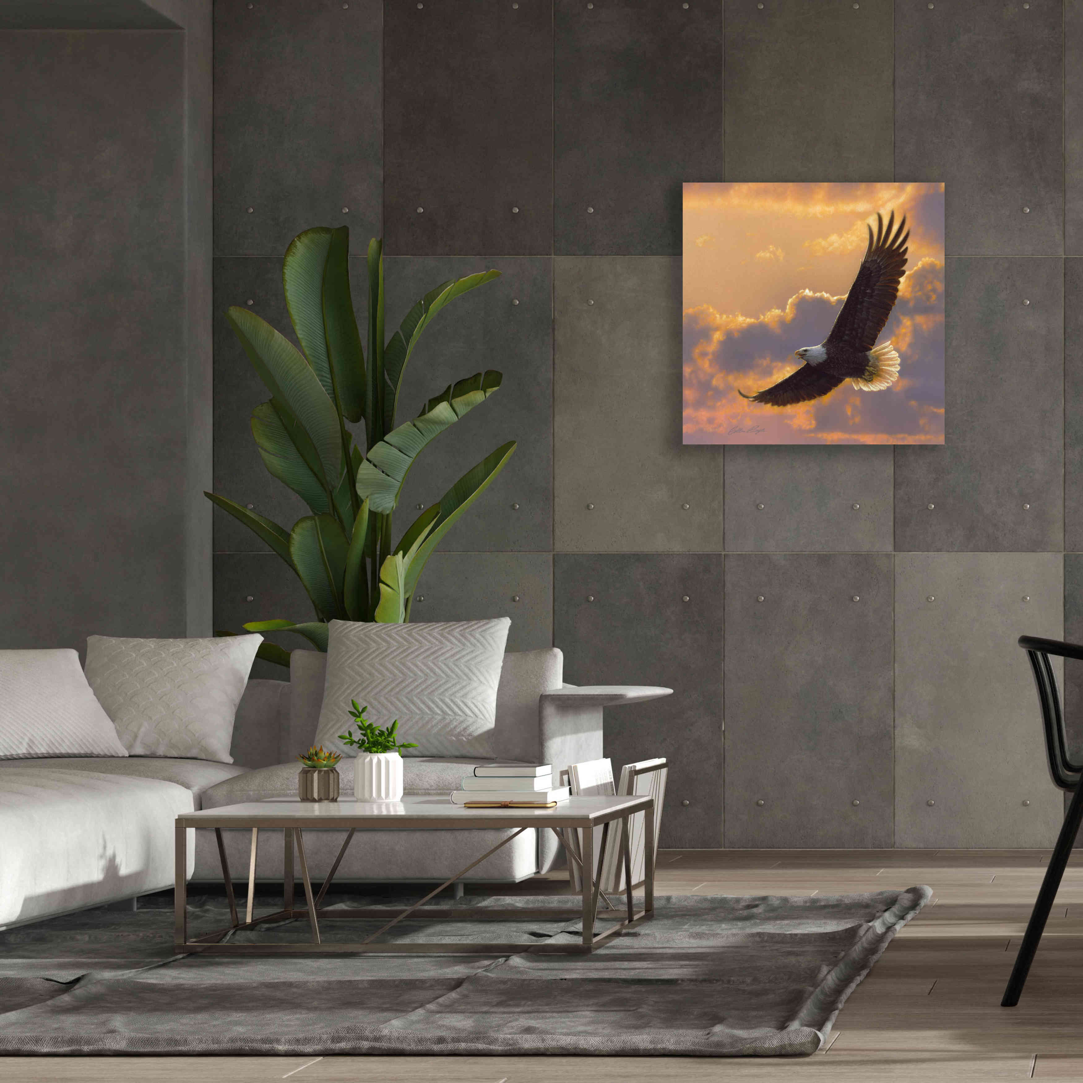 'Soaring Spirit' by Collin Bogle, Canvas Wall Art,37x37