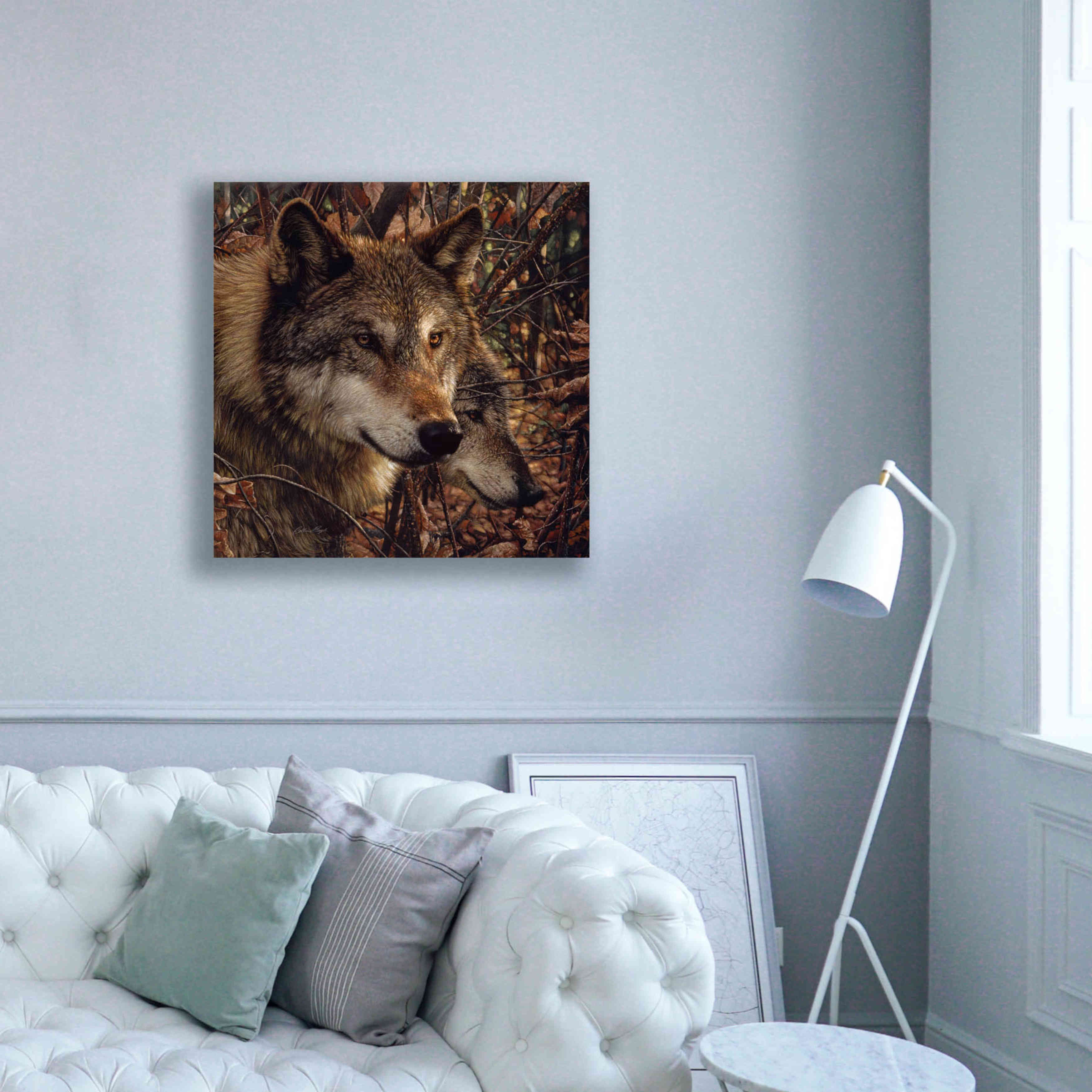 'Colors of Autumn' by Collin Bogle, Canvas Wall Art,37x37