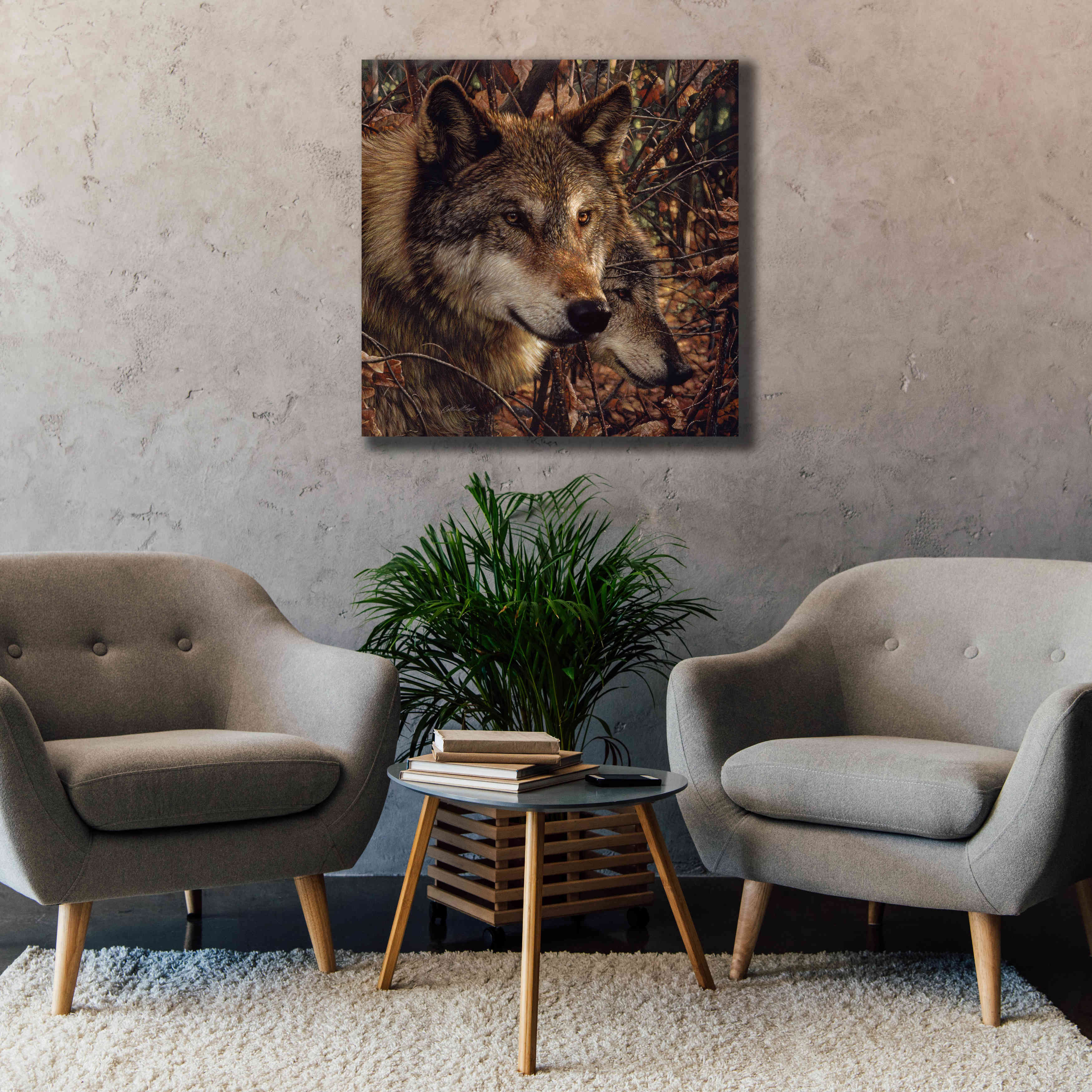'Colors of Autumn' by Collin Bogle, Canvas Wall Art,37x37