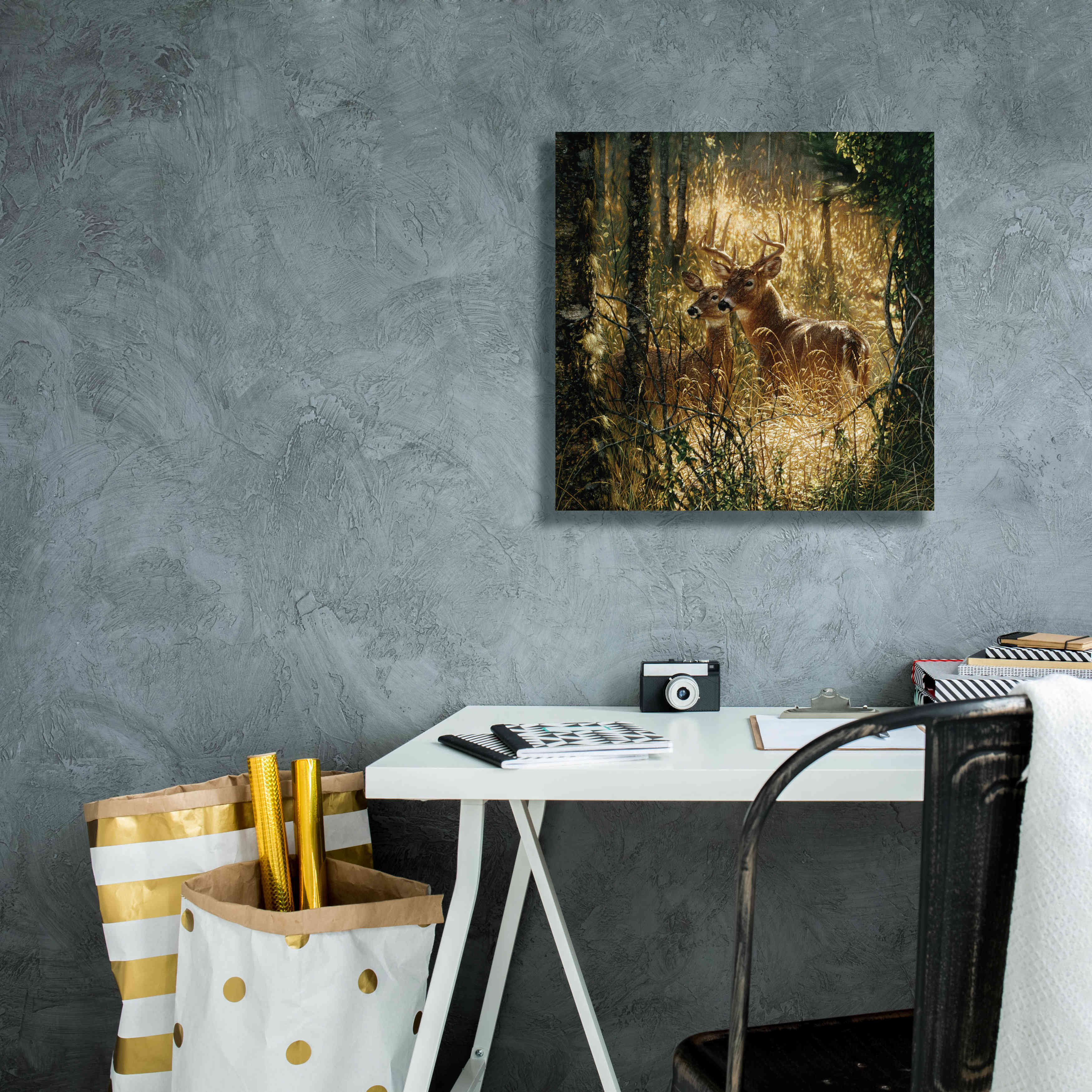 'A Golden Moment' by Collin Bogle, Canvas Wall Art,18x18