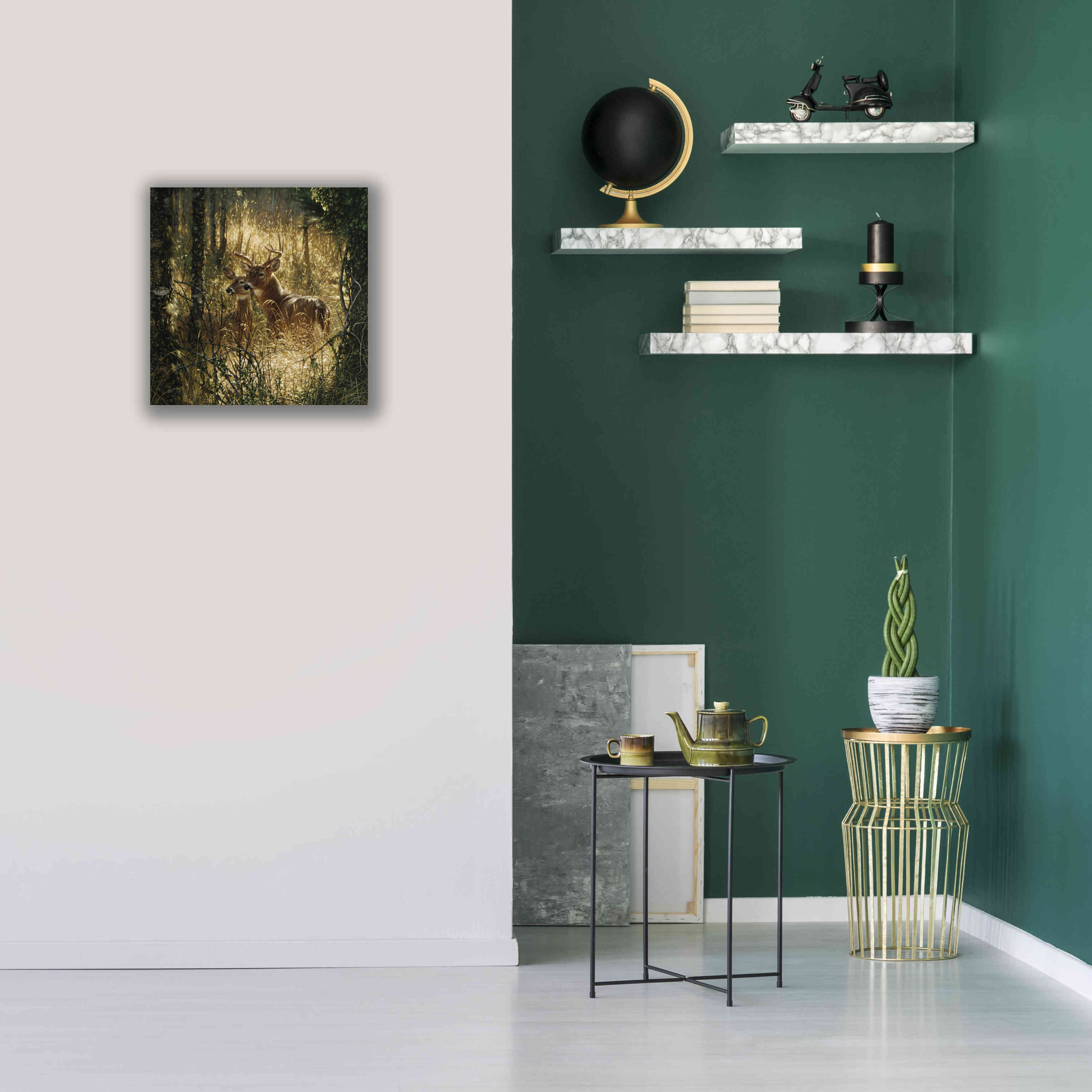 'A Golden Moment' by Collin Bogle, Canvas Wall Art,18x18