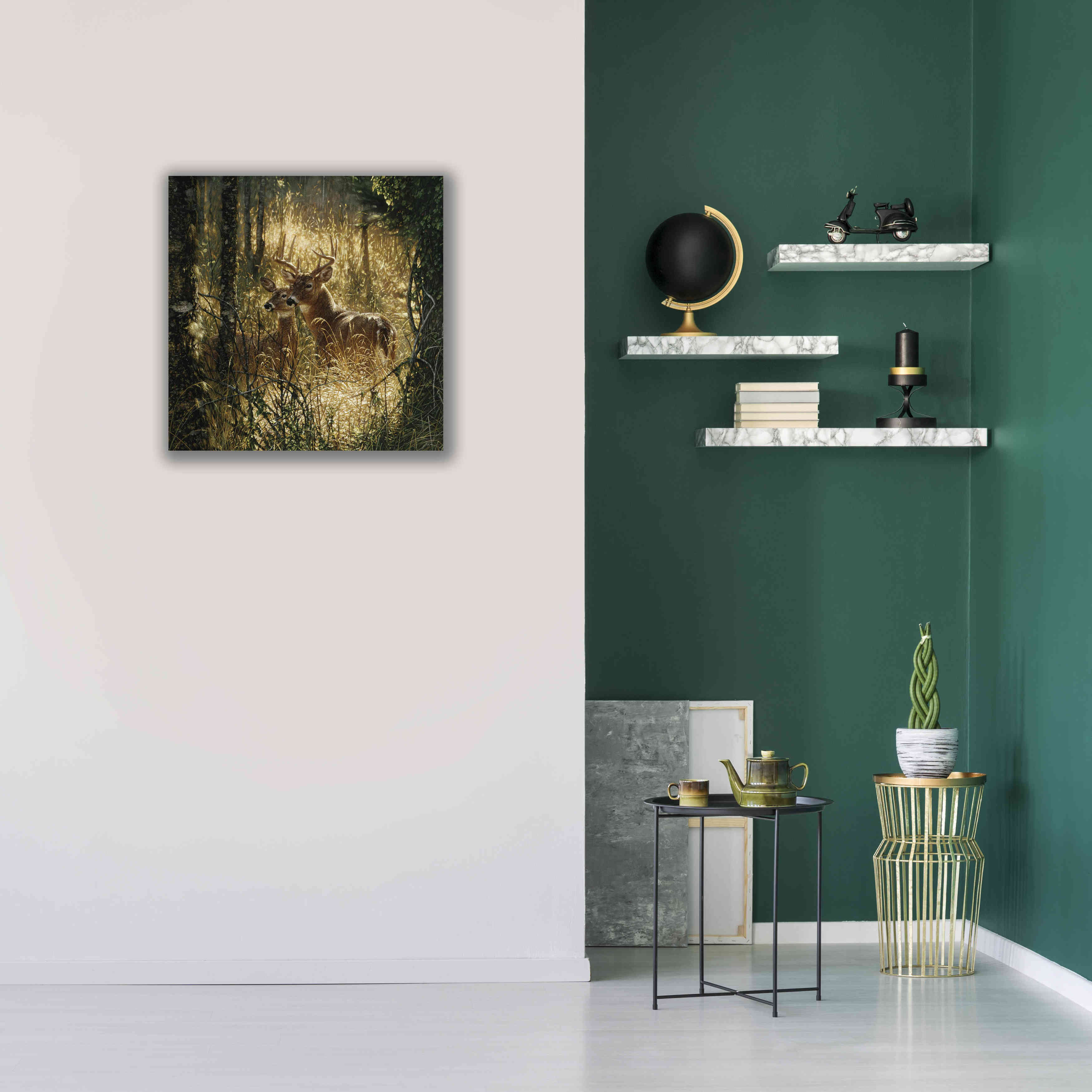 'A Golden Moment' by Collin Bogle, Canvas Wall Art,26x26