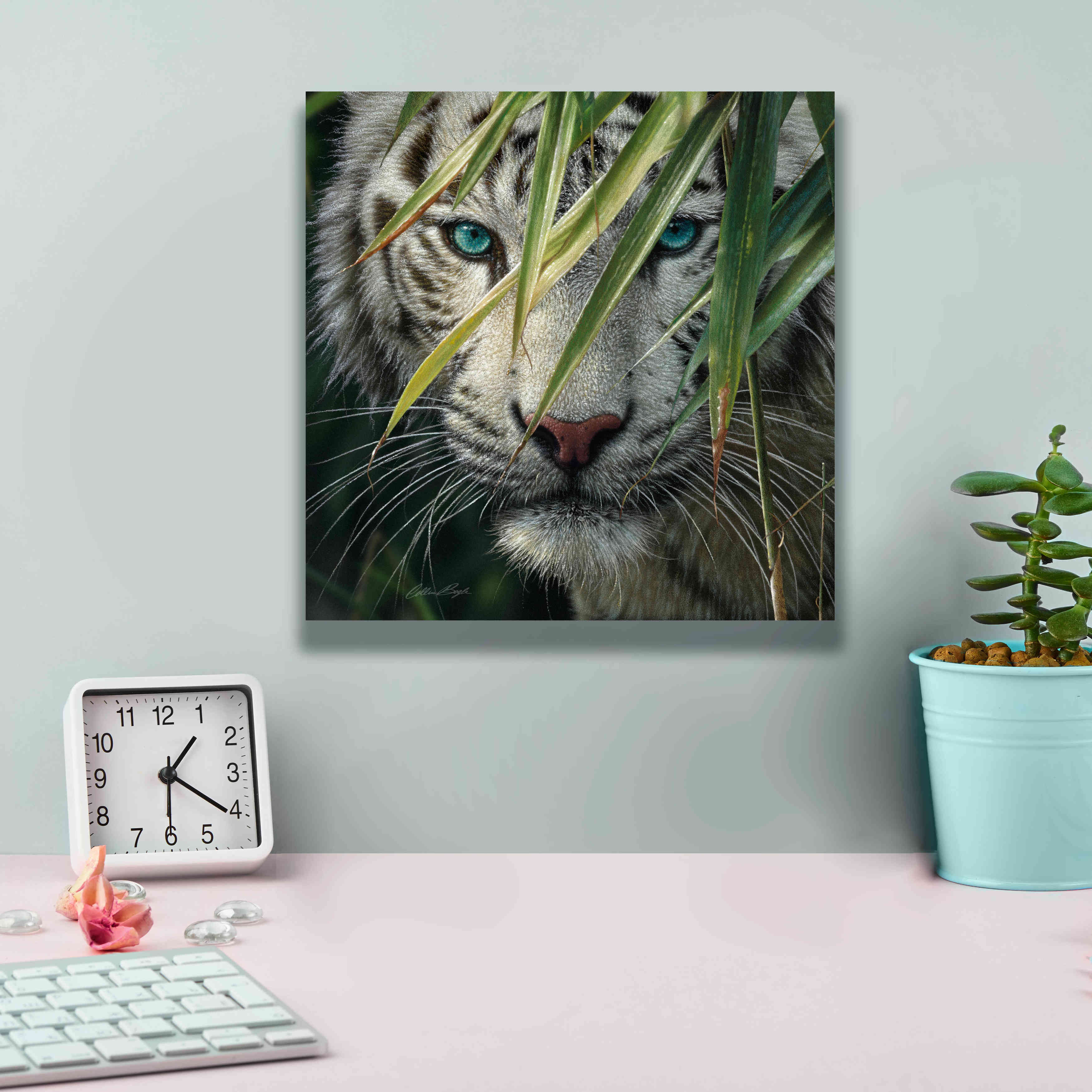 'Watching and Waiting' by Collin Bogle, Canvas Wall Art,12x12