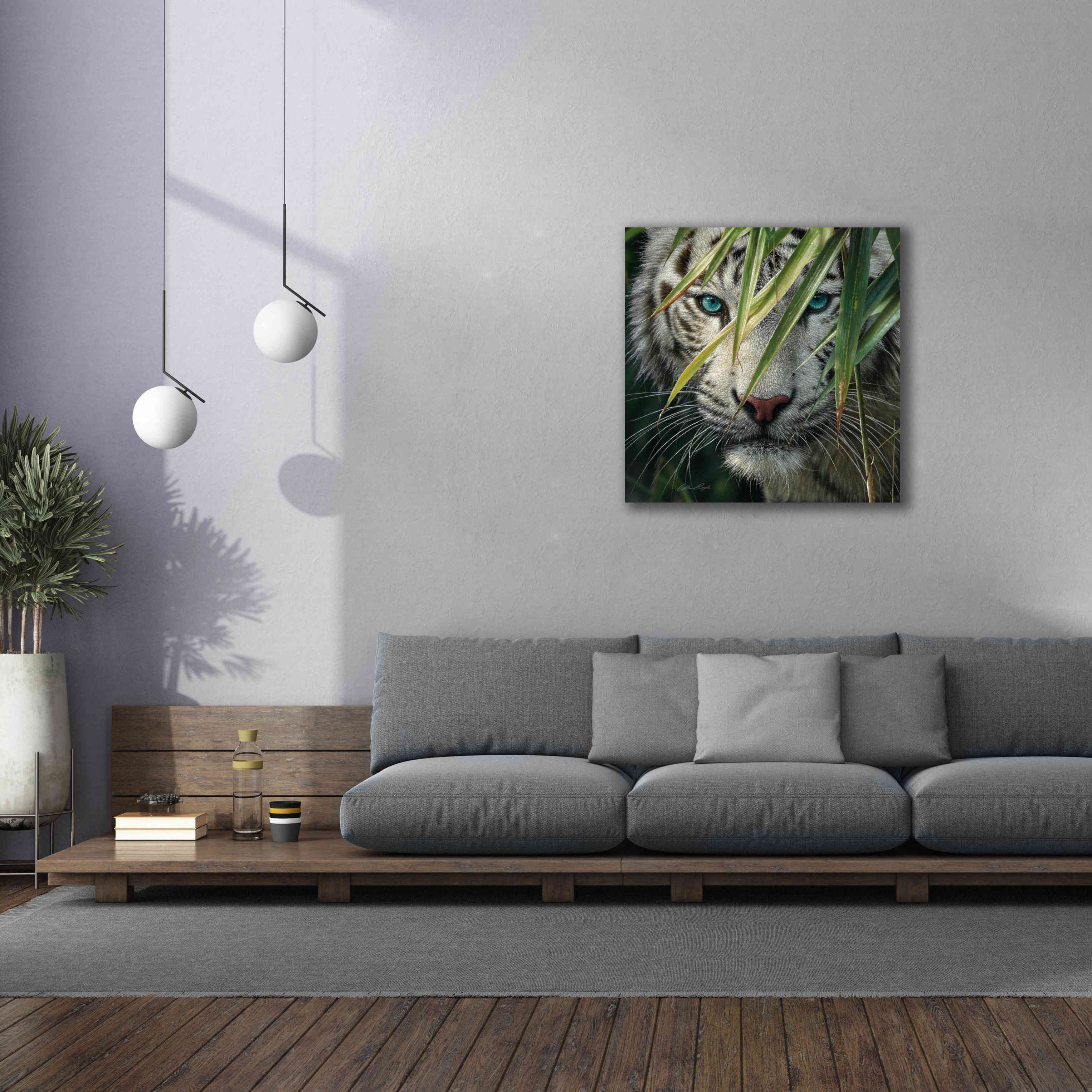 'Watching and Waiting' by Collin Bogle, Canvas Wall Art,37x37