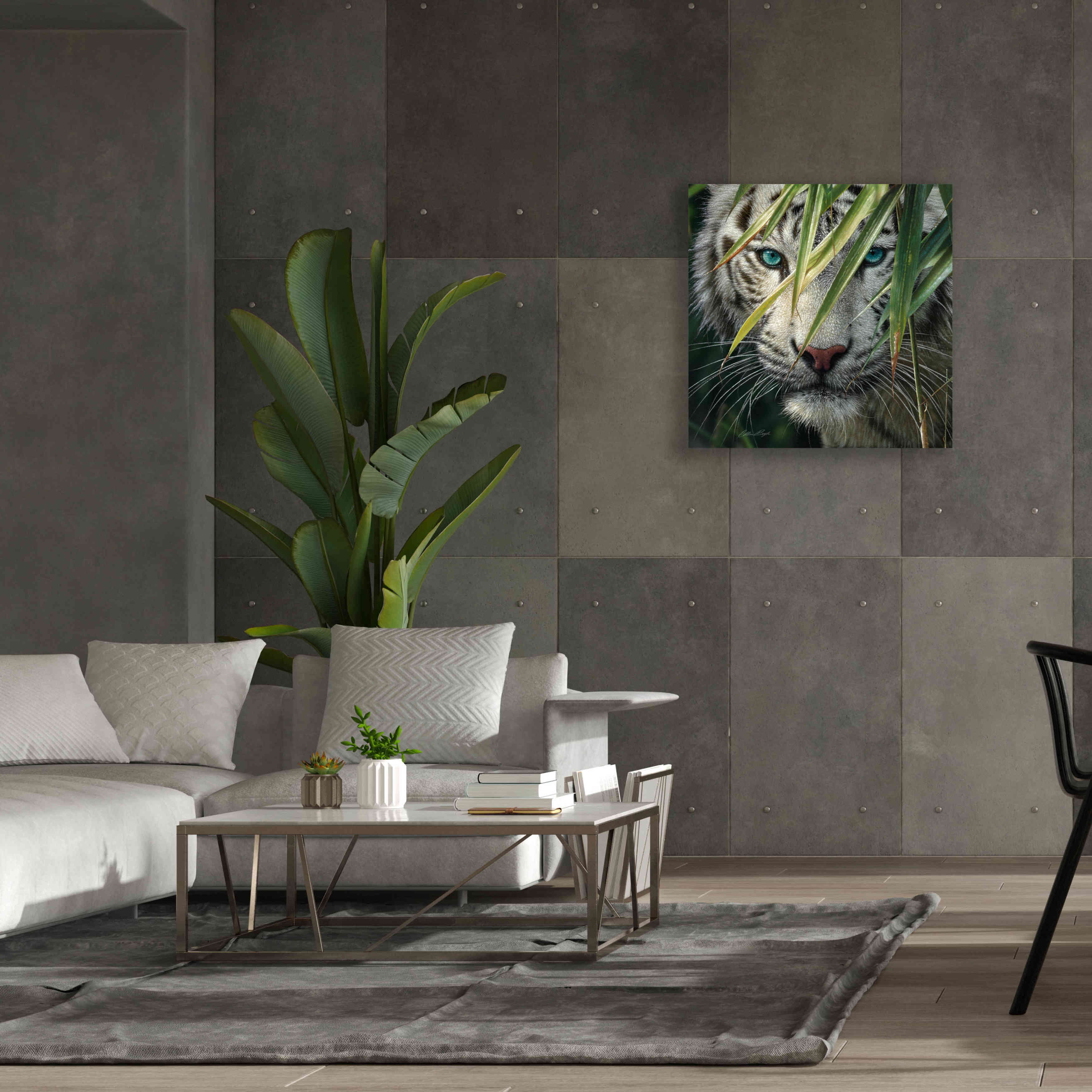 'Watching and Waiting' by Collin Bogle, Canvas Wall Art,37x37