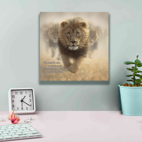Image of 'Wicked Flee' by Collin Bogle, Canvas Wall Art,12x12