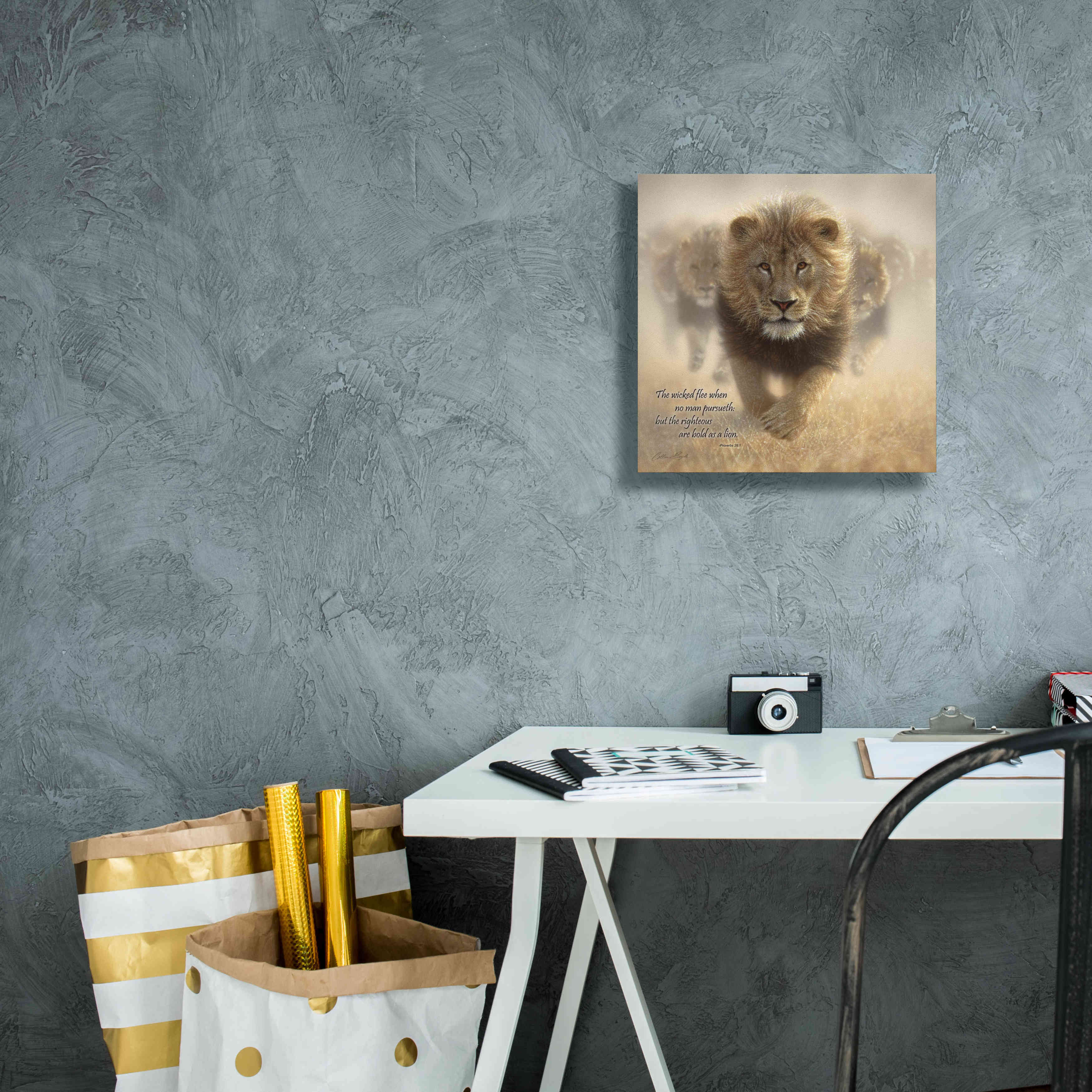 'Wicked Flee' by Collin Bogle, Canvas Wall Art,12x12