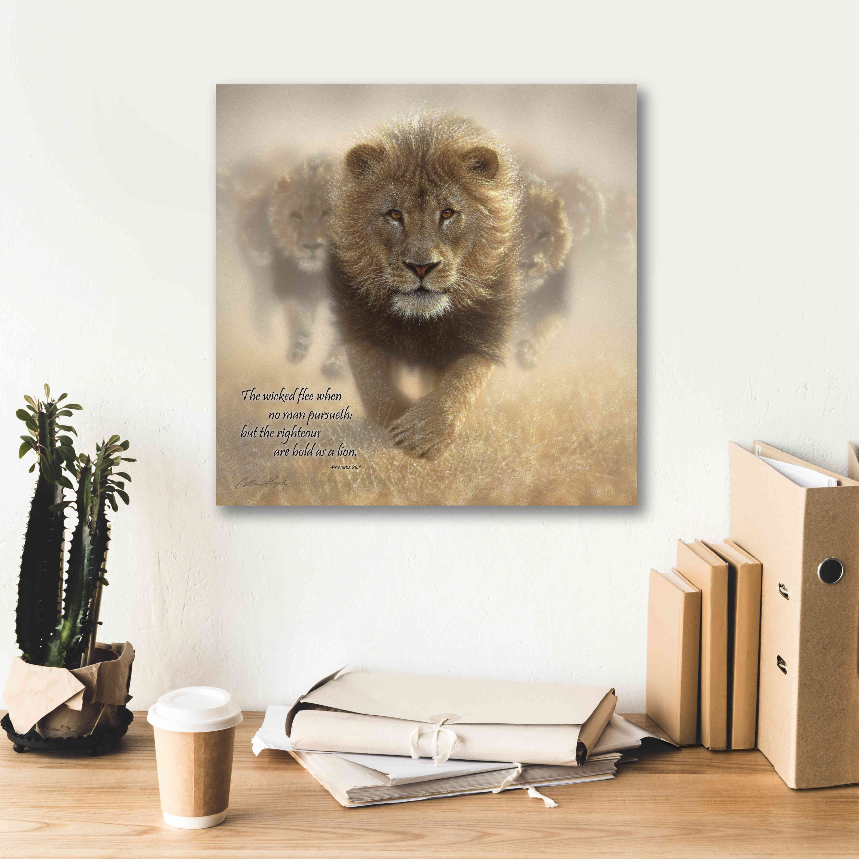 'Wicked Flee' by Collin Bogle, Canvas Wall Art,18x18