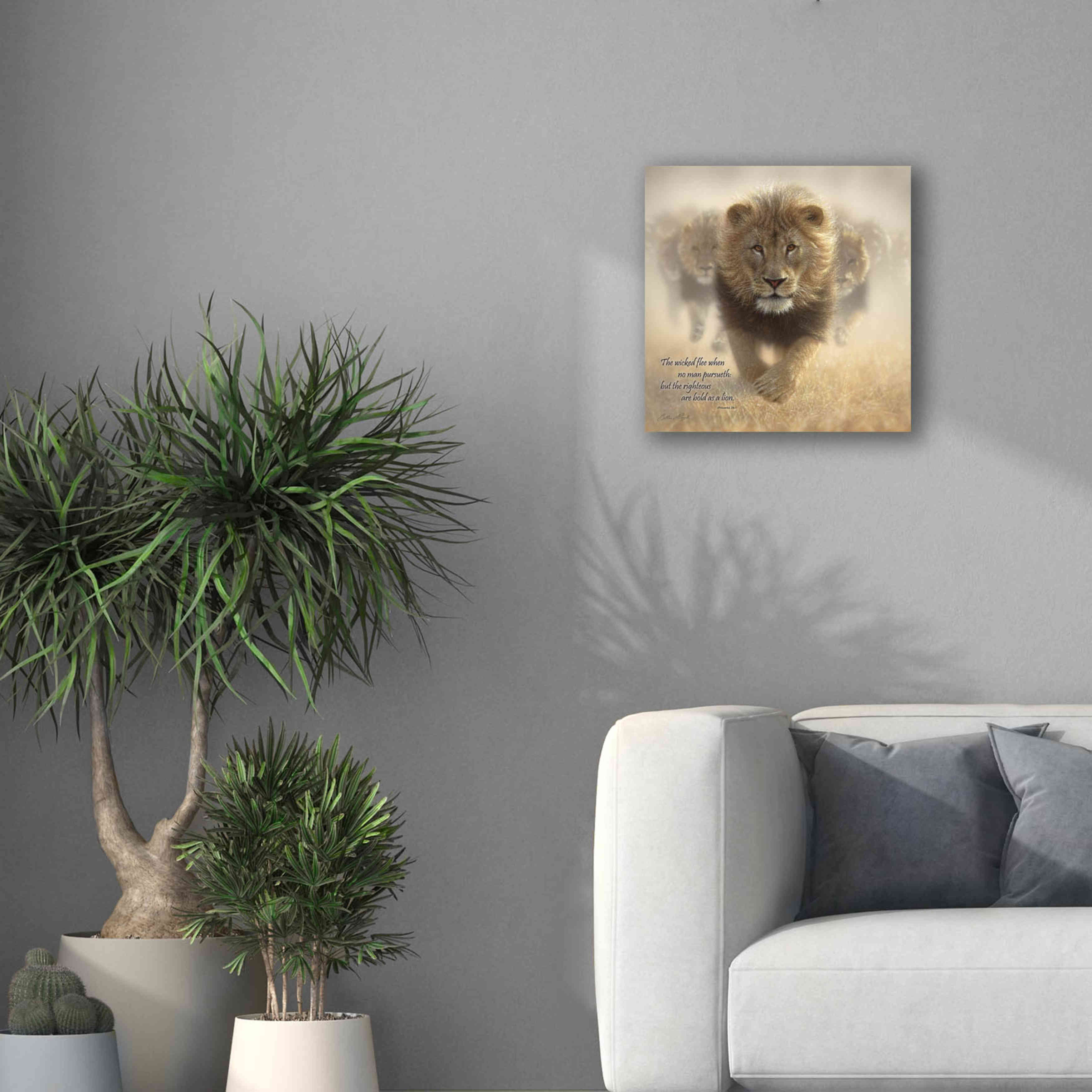 'Wicked Flee' by Collin Bogle, Canvas Wall Art,18x18