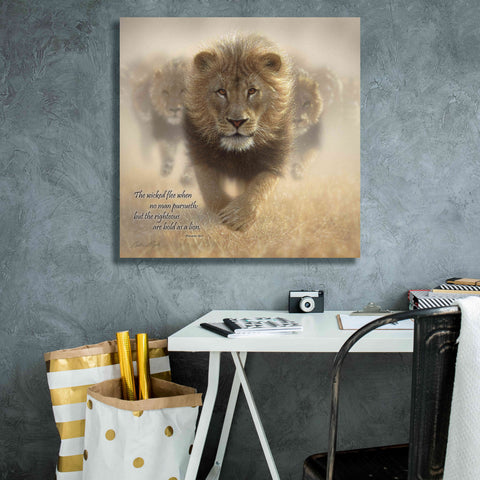 Image of 'Wicked Flee' by Collin Bogle, Canvas Wall Art,26x26