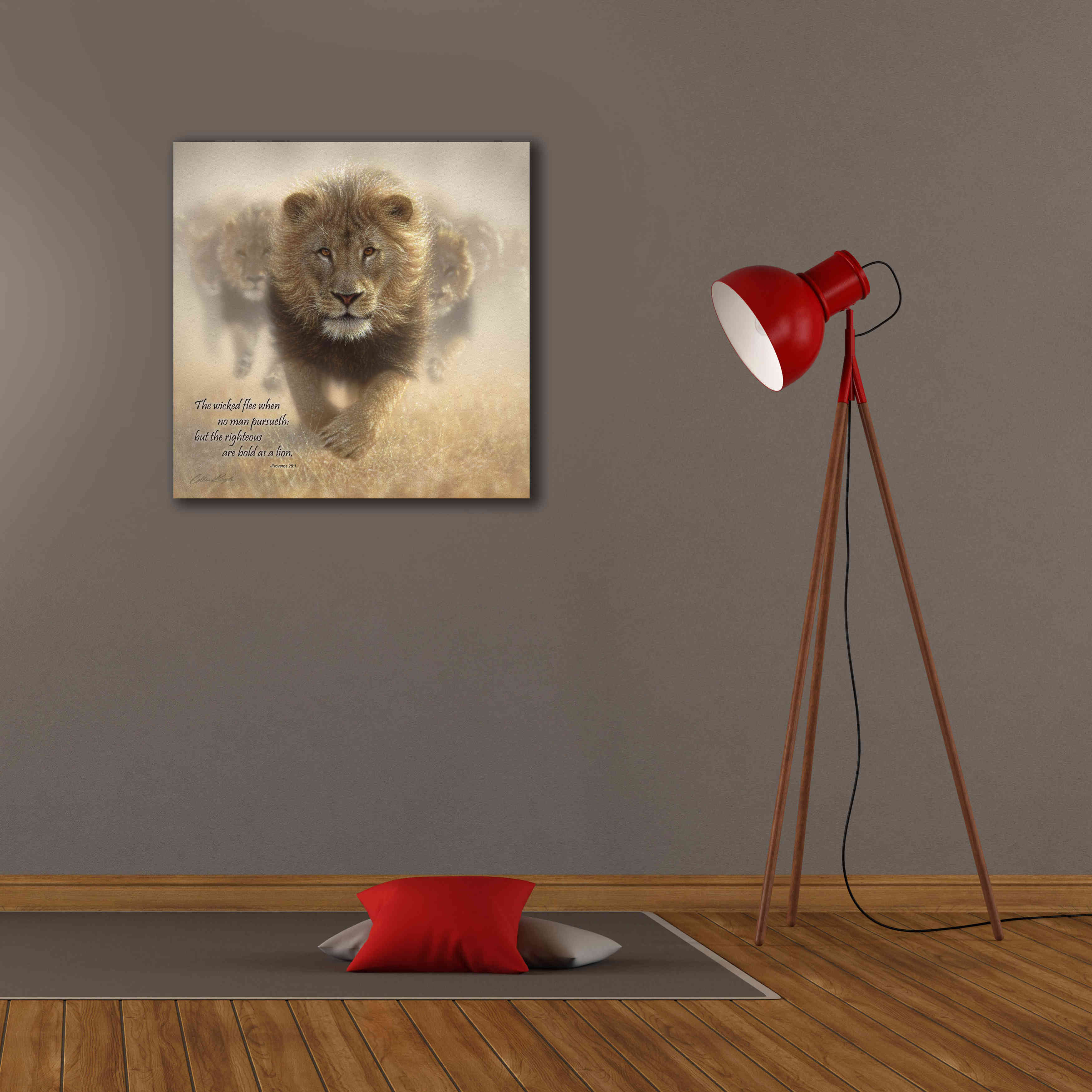 'Wicked Flee' by Collin Bogle, Canvas Wall Art,26x26