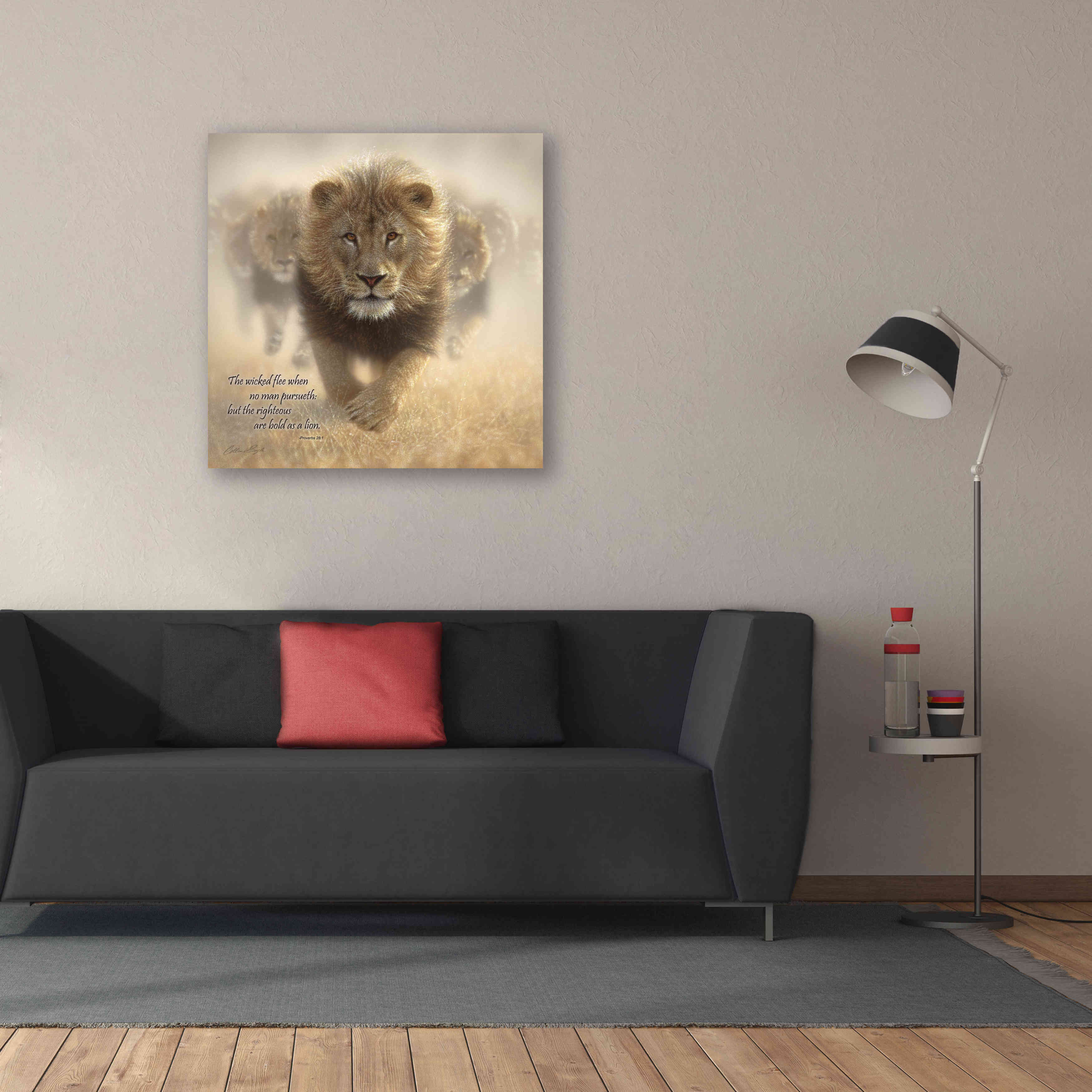 'Wicked Flee' by Collin Bogle, Canvas Wall Art,37x37