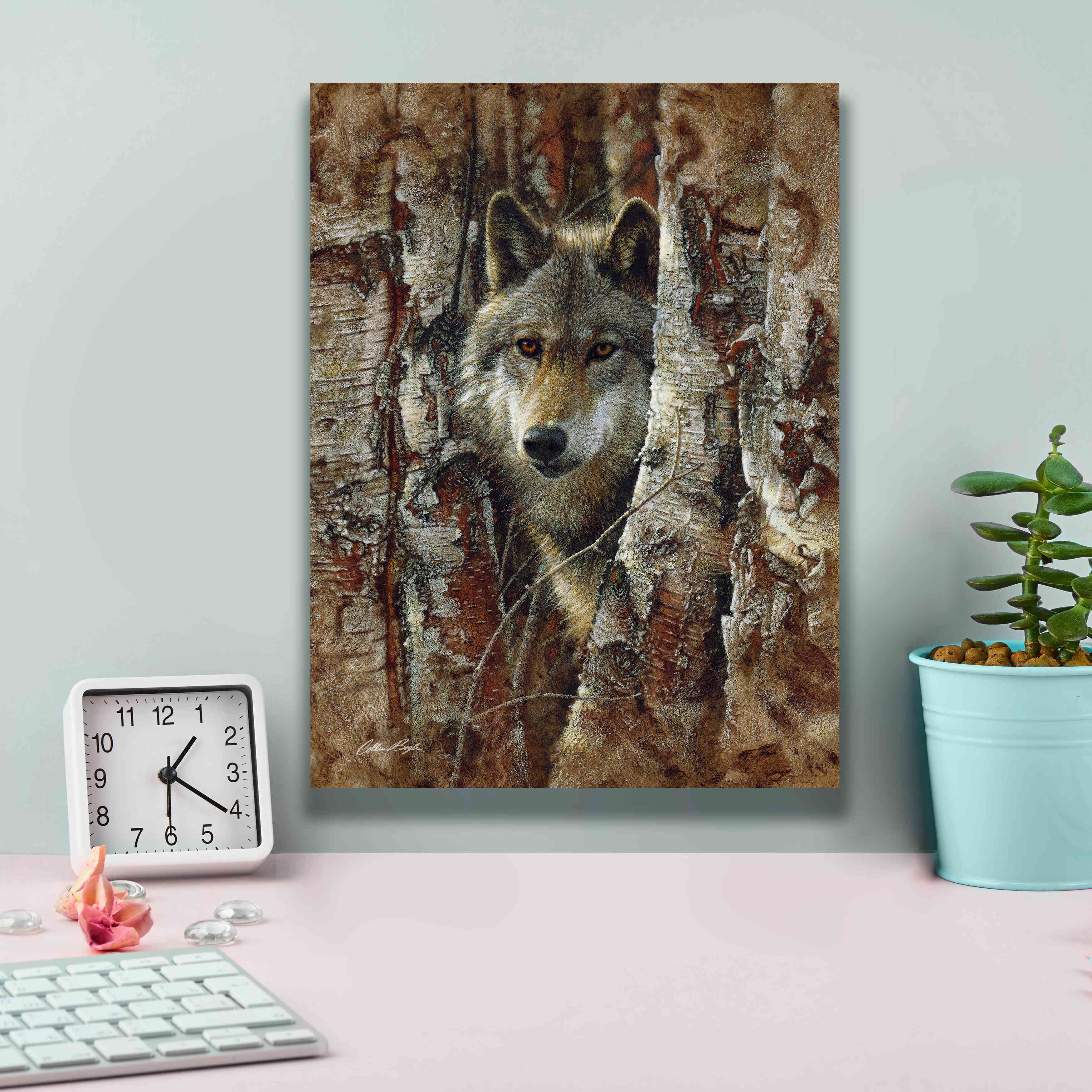 'Wood Land Spirit' by Collin Bogle, Canvas Wall Art,12x16