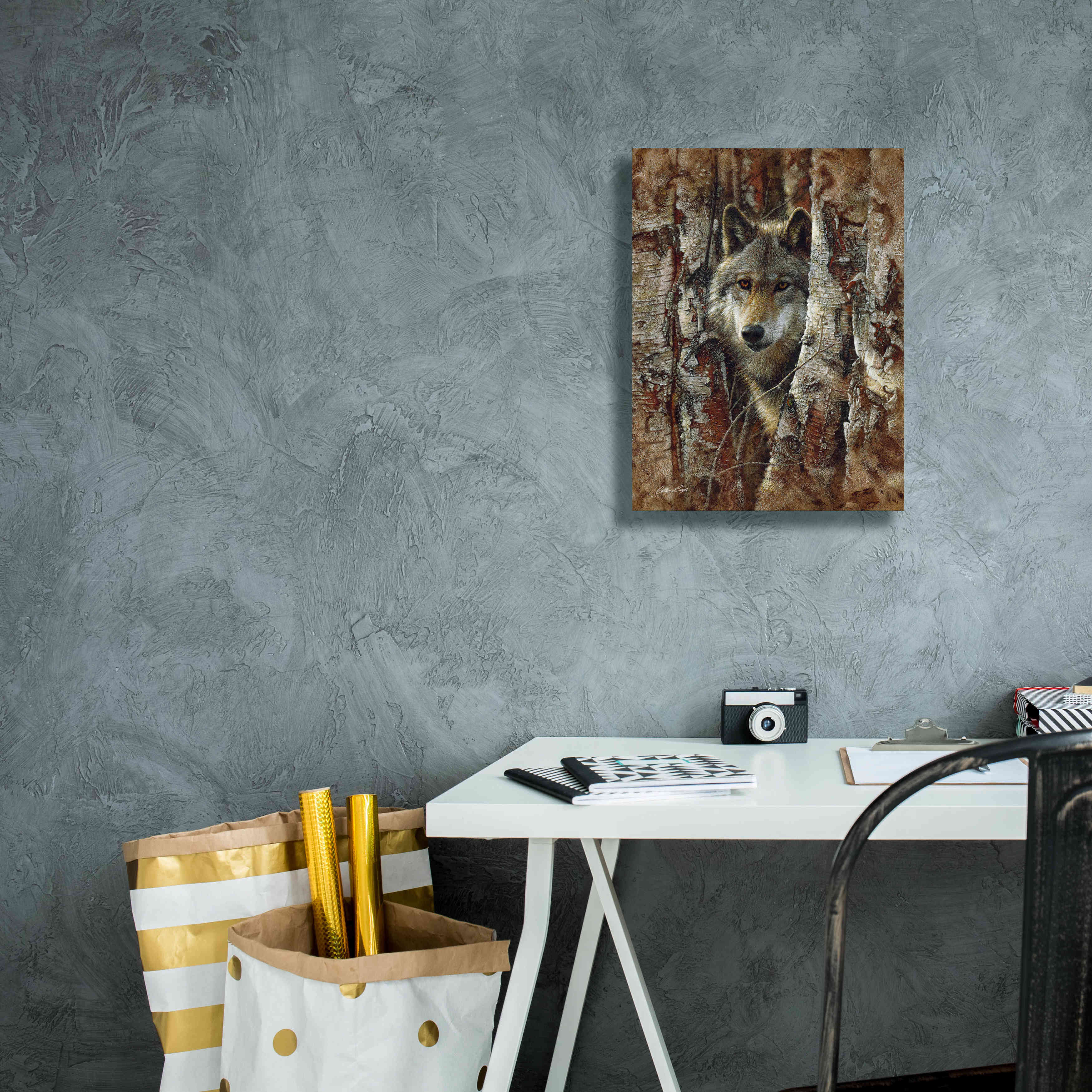 'Wood Land Spirit' by Collin Bogle, Canvas Wall Art,12x16