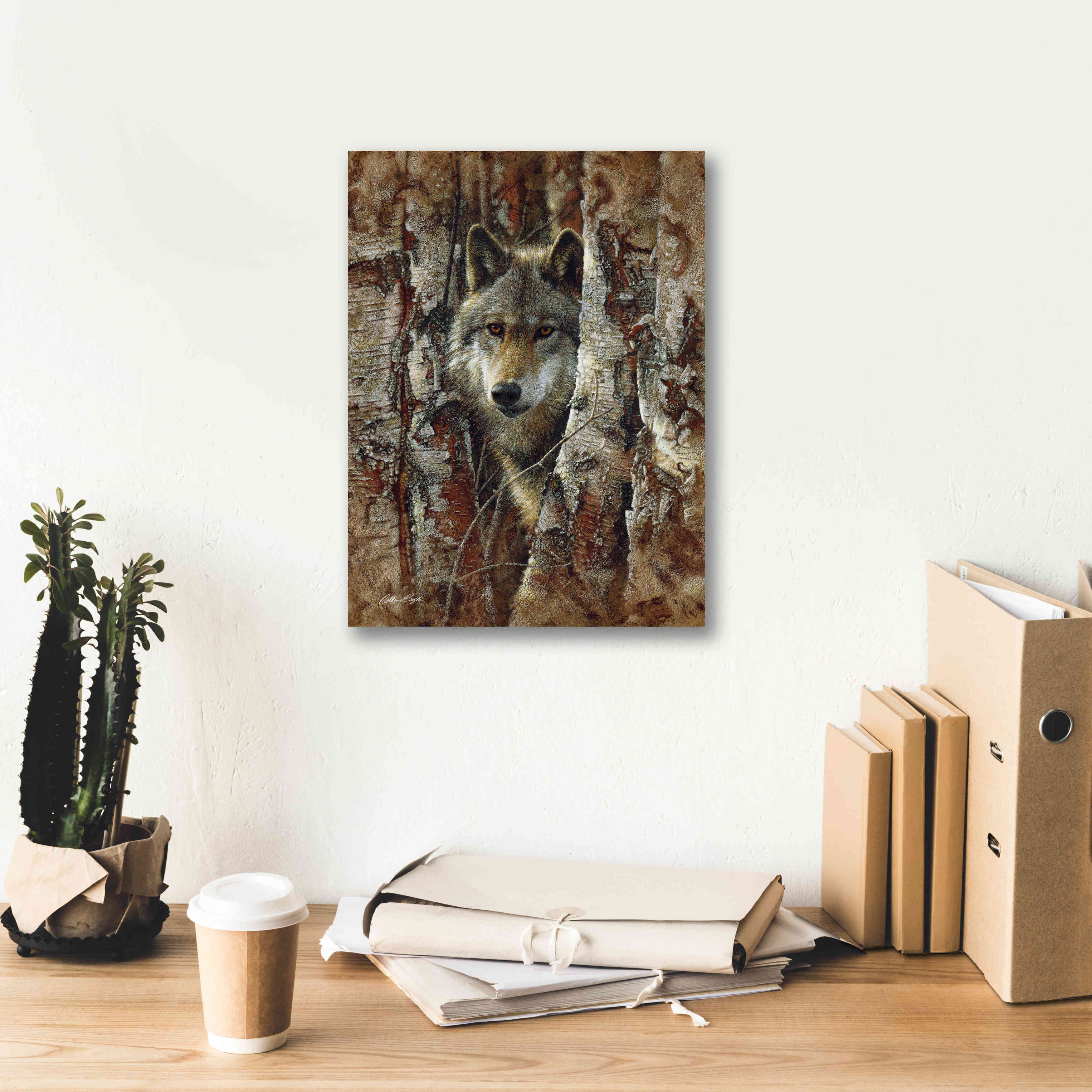 'Wood Land Spirit' by Collin Bogle, Canvas Wall Art,12x16
