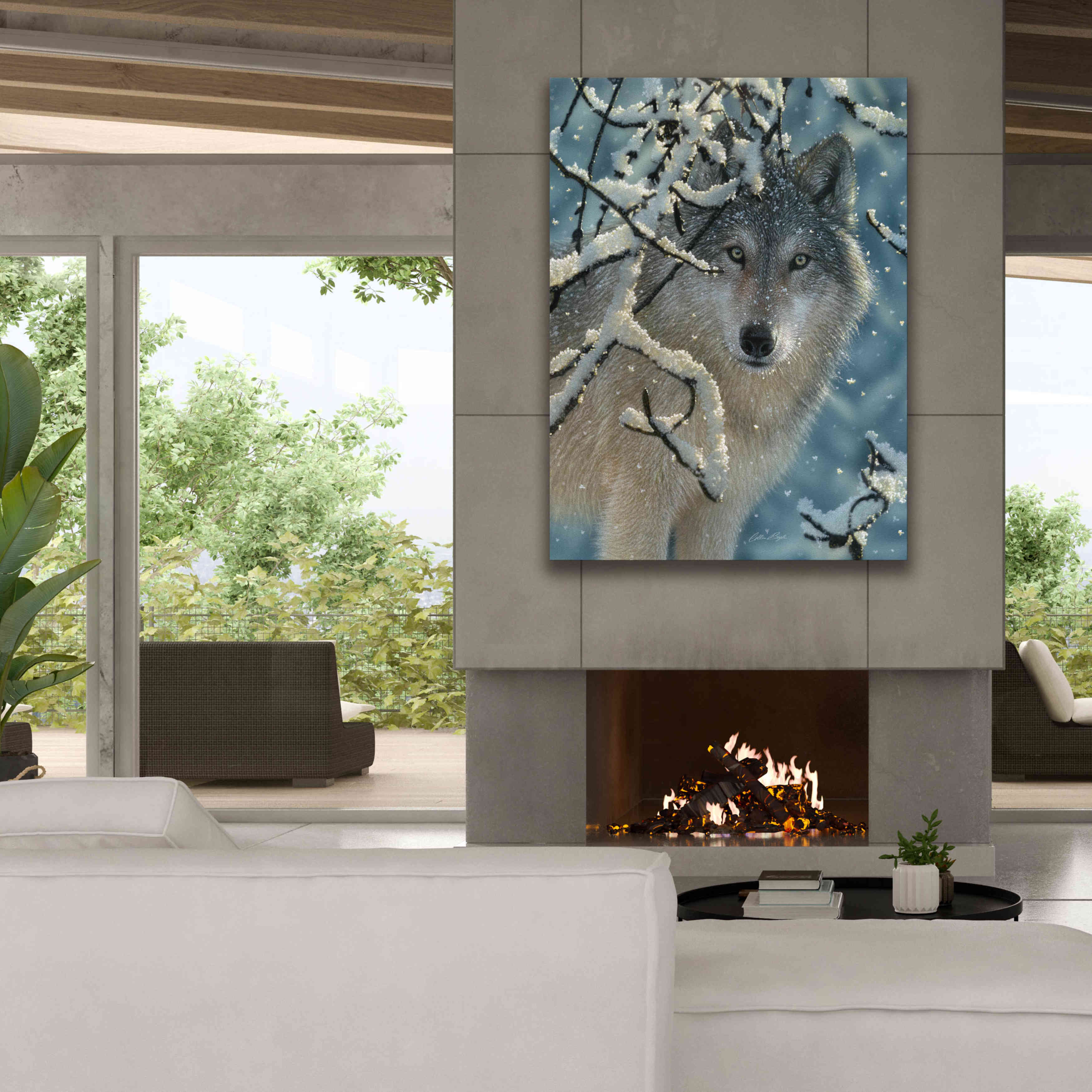 'Broken Silence' by Collin Bogle, Canvas Wall Art,40x54