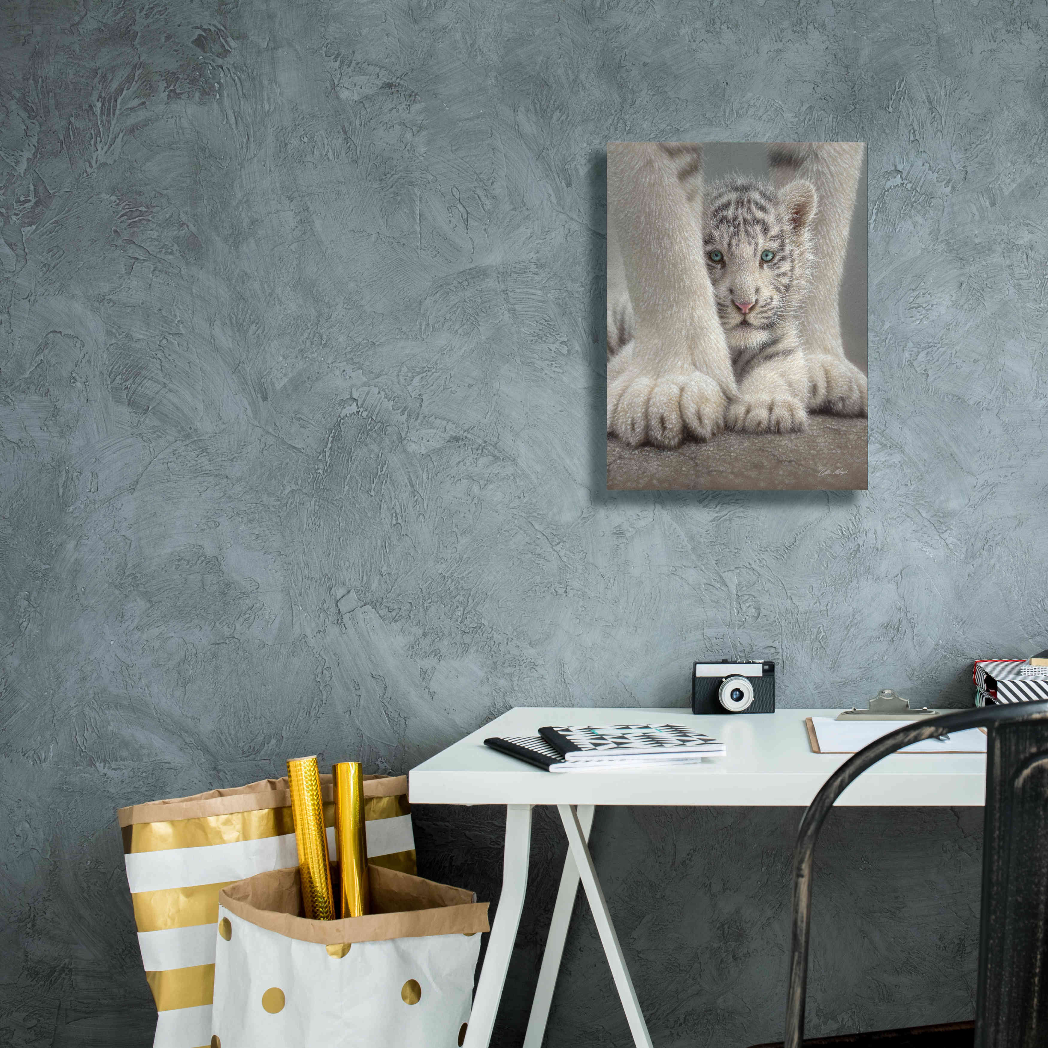'Sheltered' by Collin Bogle, Canvas Wall Art,12x16