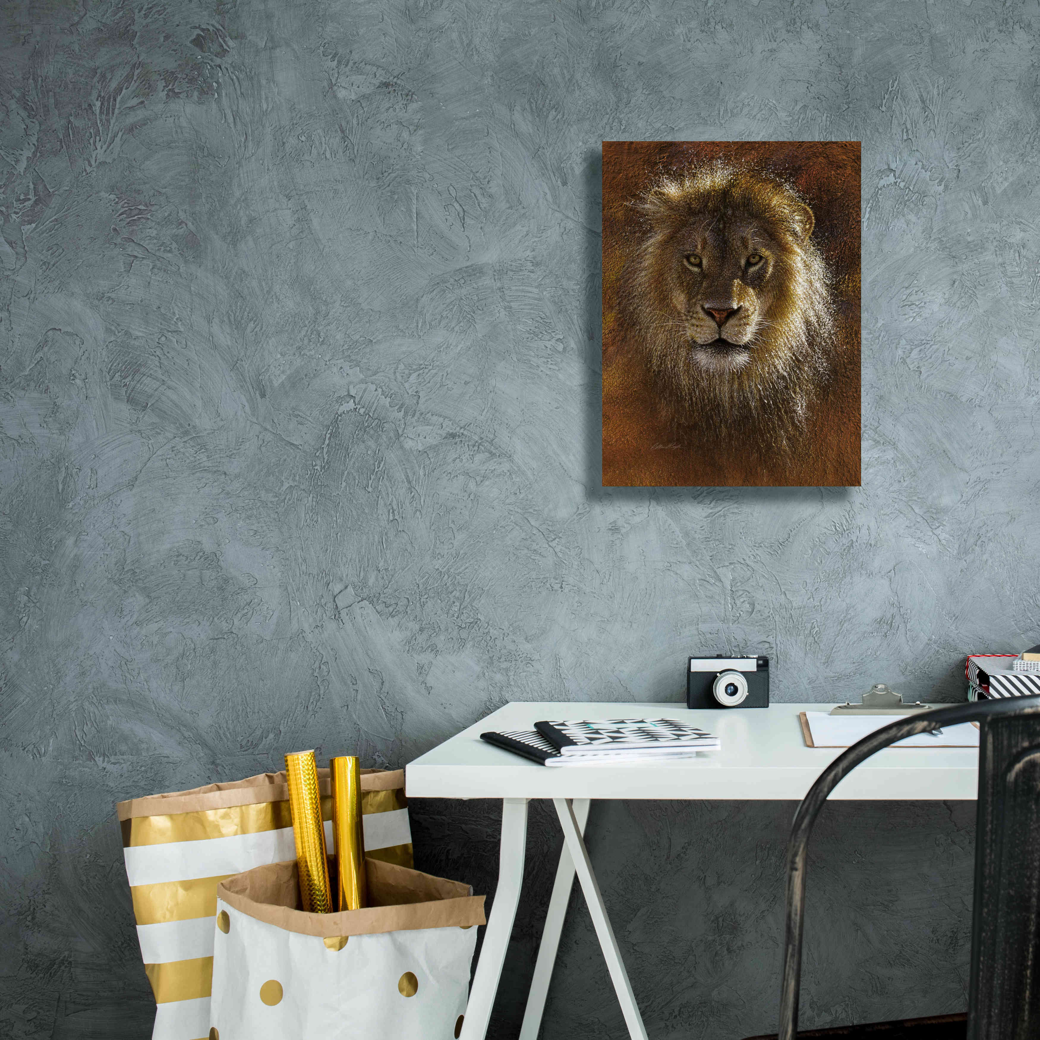 'Face Off' by Collin Bogle, Canvas Wall Art,12x16