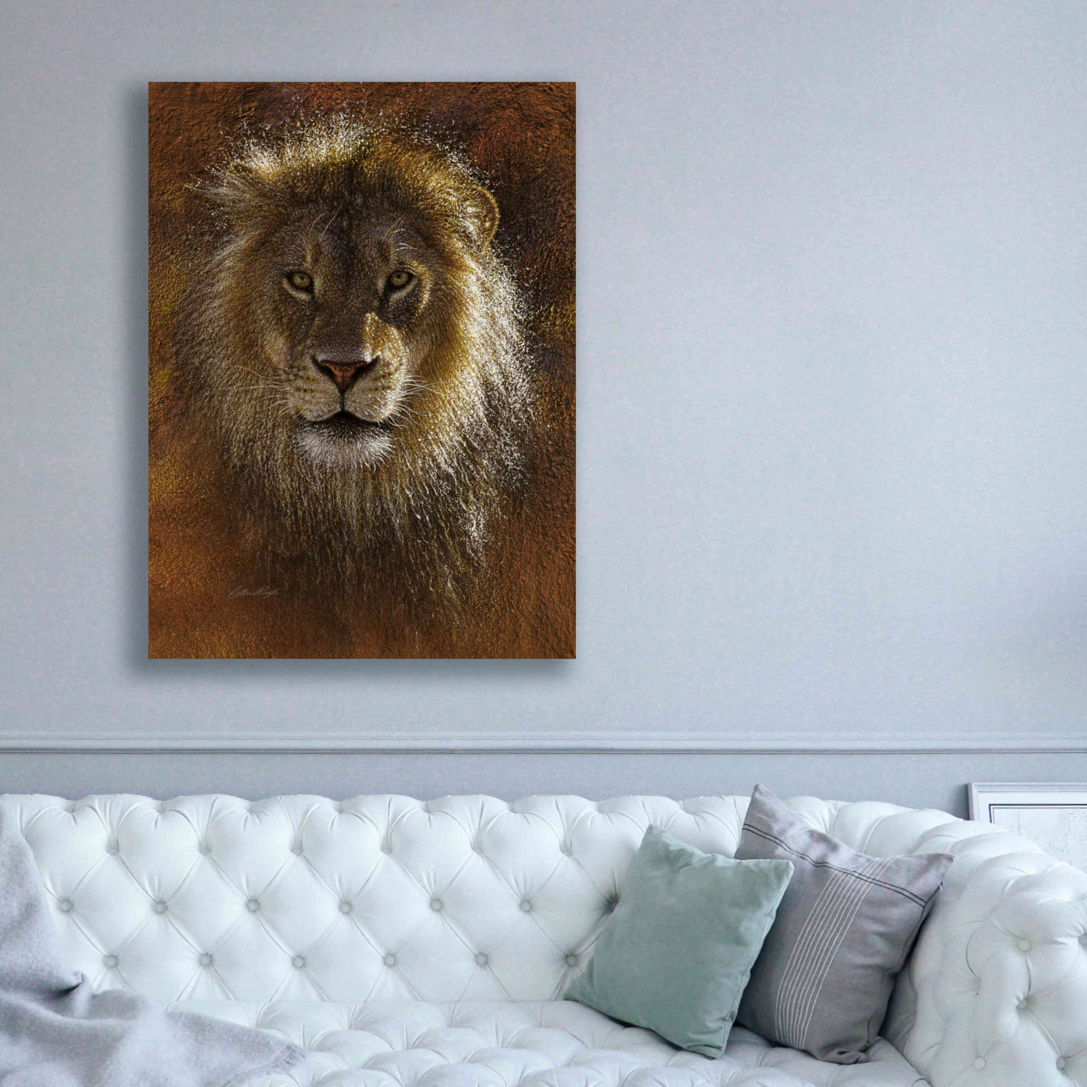 'Face Off' by Collin Bogle, Canvas Wall Art,40x54