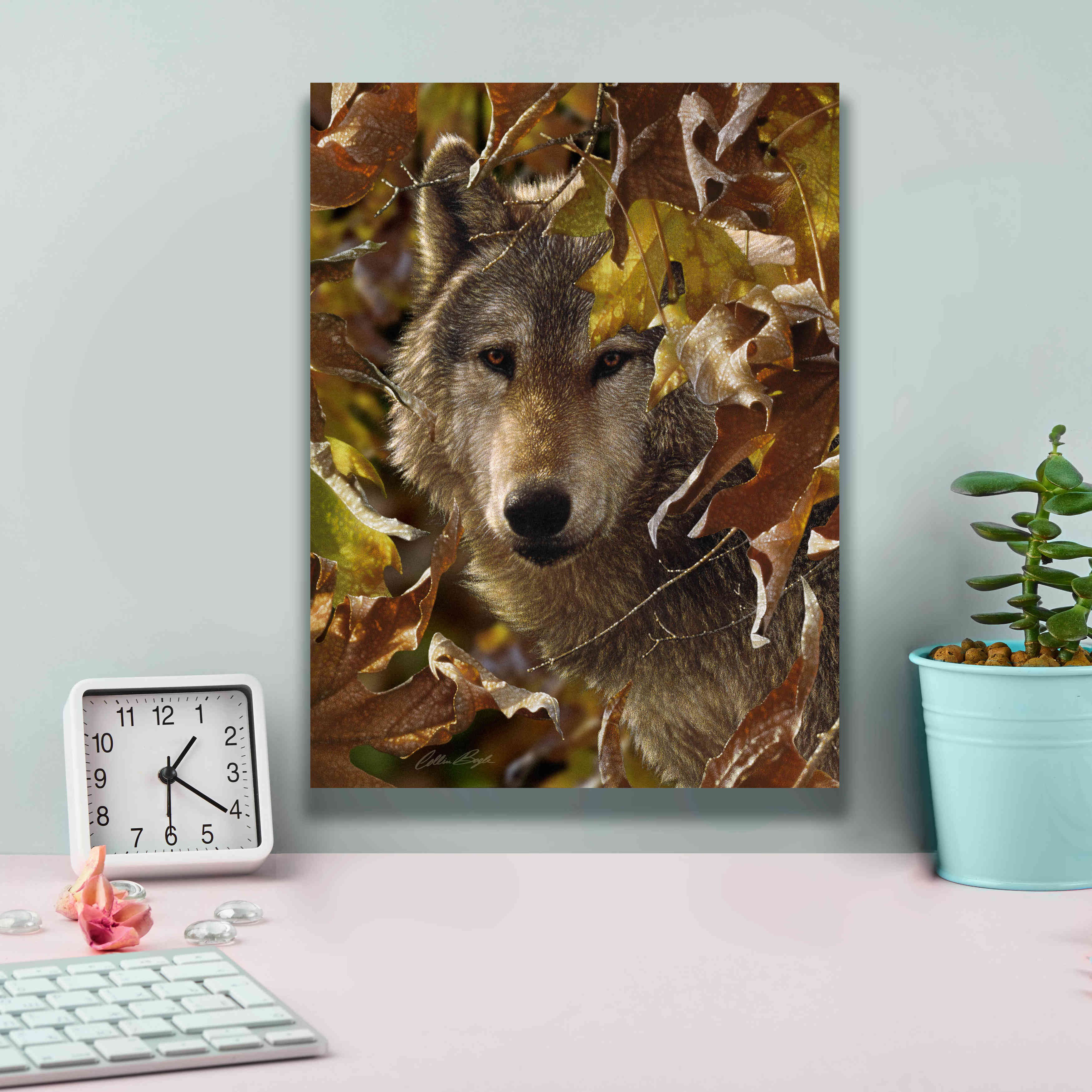 'Autumn Shadows' by Collin Bogle, Canvas Wall Art,12x16