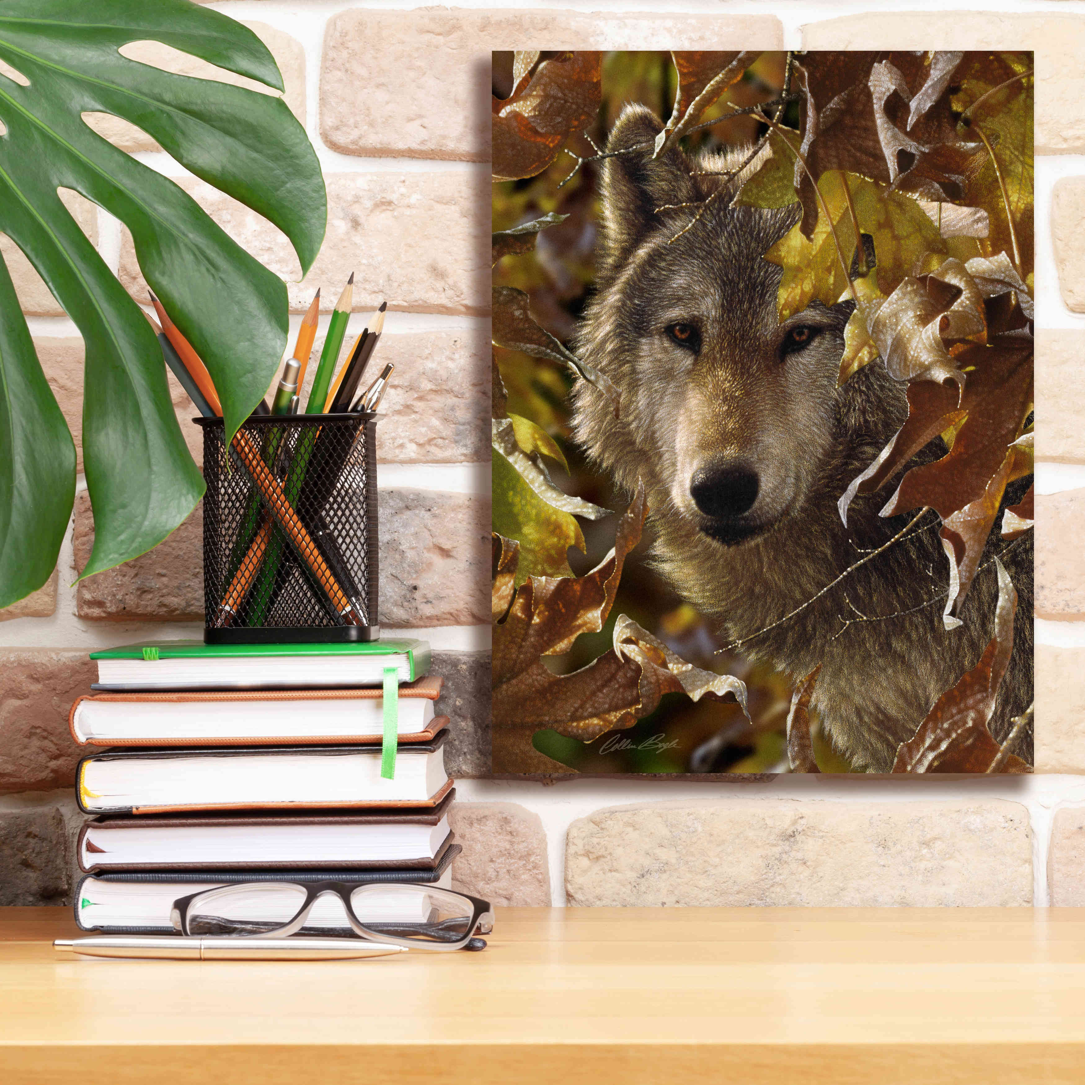 'Autumn Shadows' by Collin Bogle, Canvas Wall Art,12x16