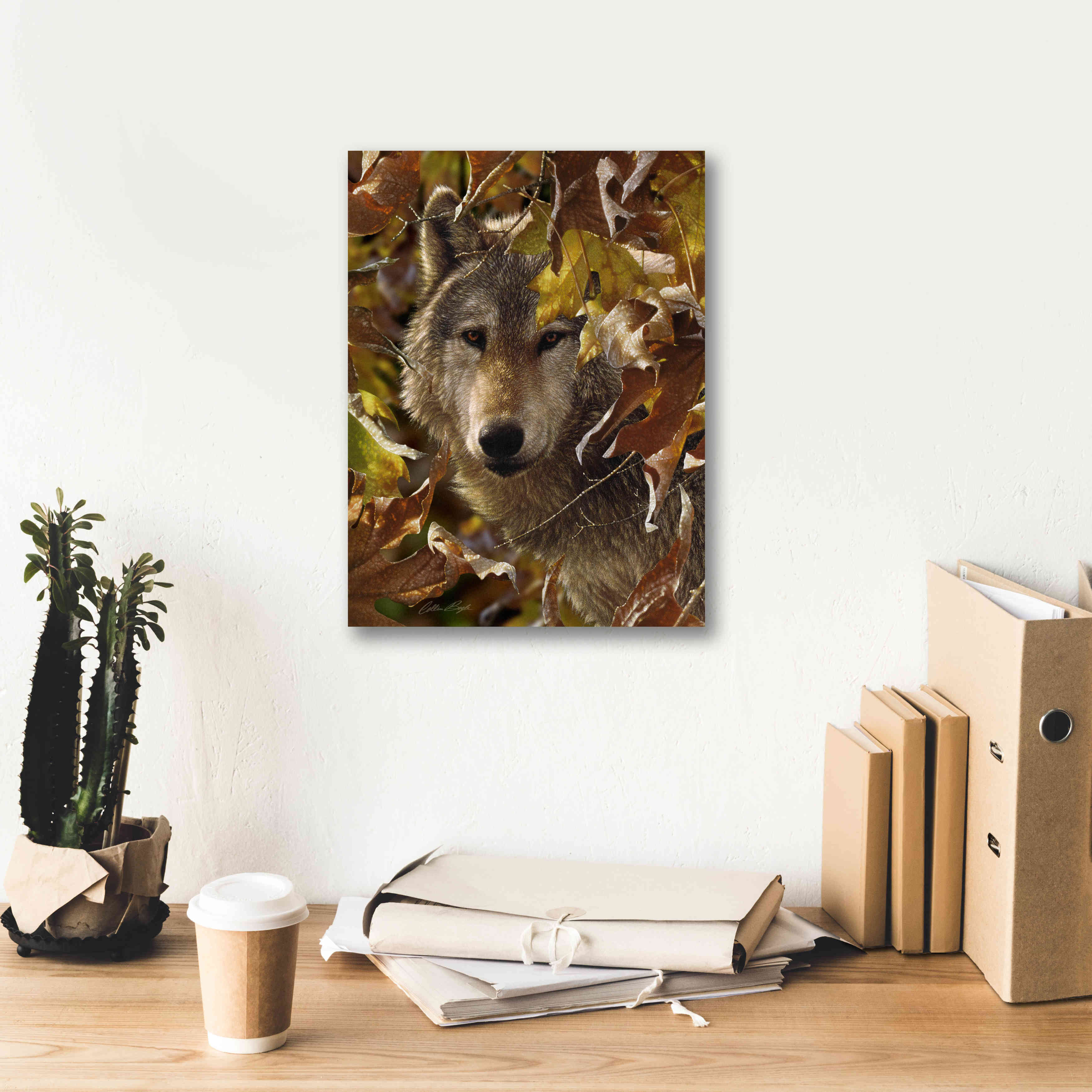 'Autumn Shadows' by Collin Bogle, Canvas Wall Art,12x16