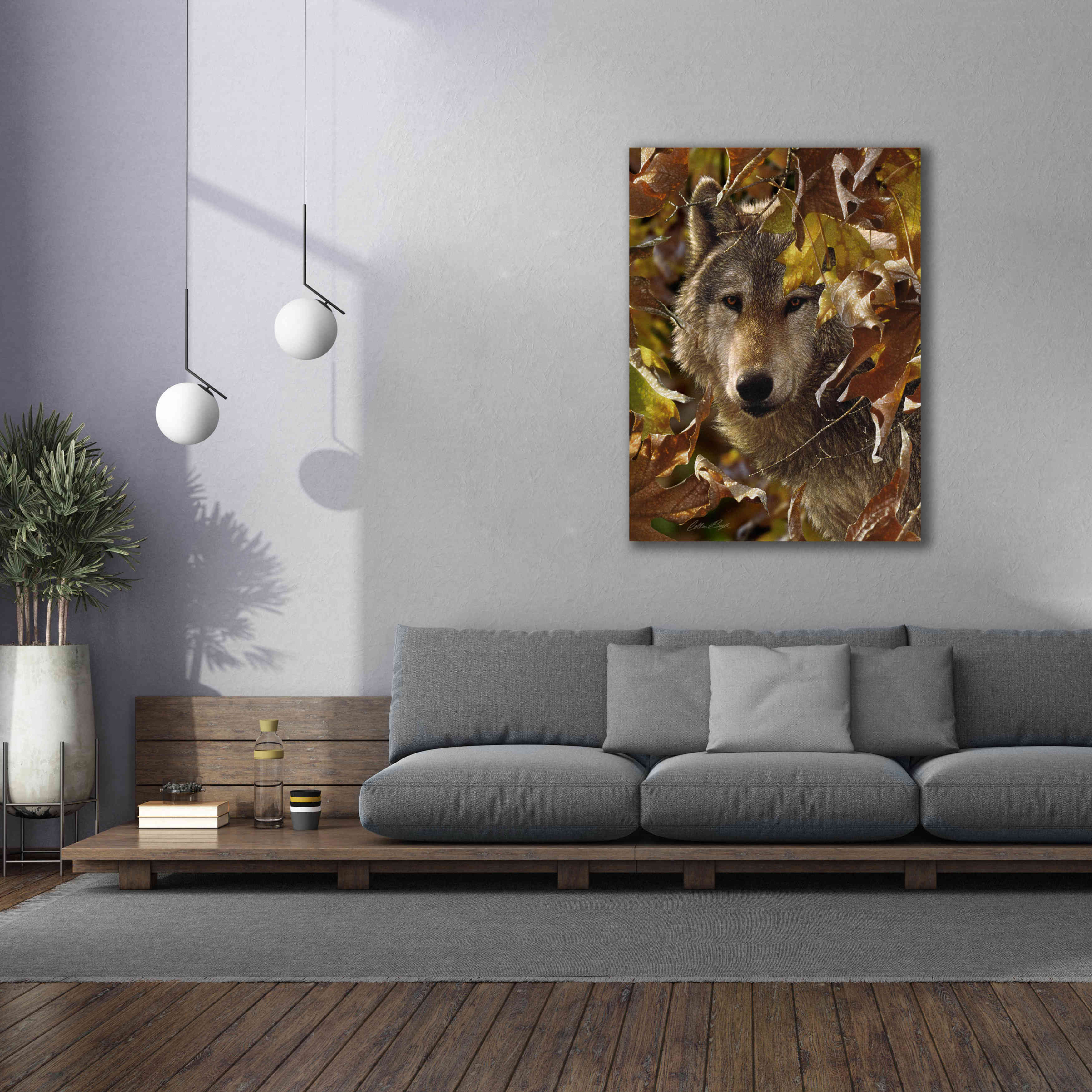 'Autumn Shadows' by Collin Bogle, Canvas Wall Art,40x54