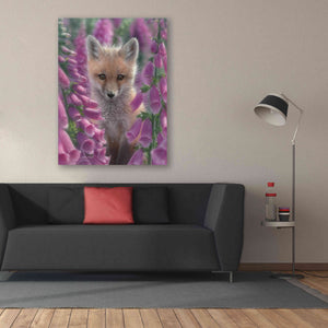 'Fox Gloves' by Collin Bogle, Canvas Wall Art,40x54