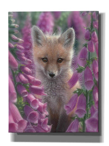 'Fox Gloves' by Collin Bogle, Canvas Wall Art,Size C Portrait