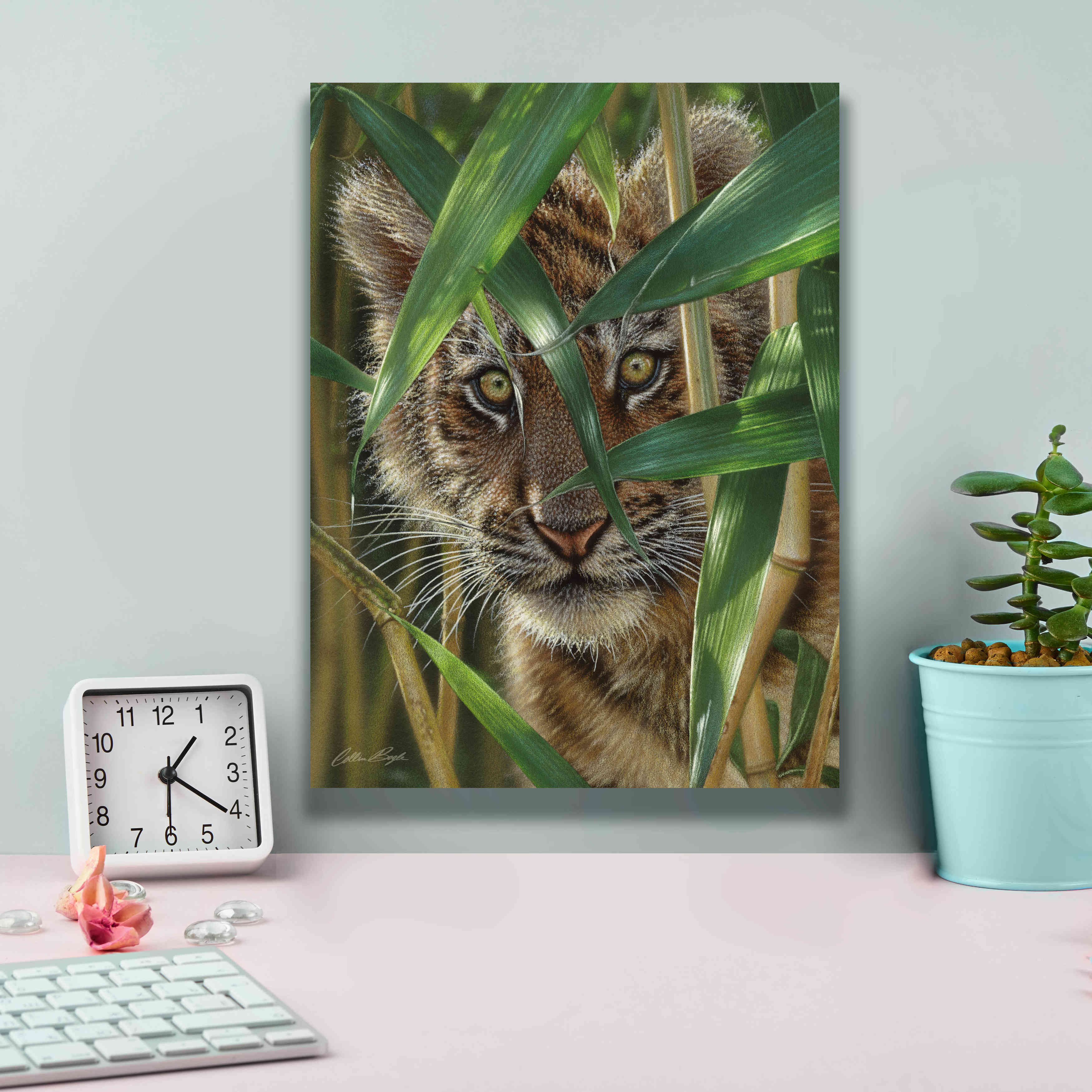 'Peekaboo' by Collin Bogle, Canvas Wall Art,12x16